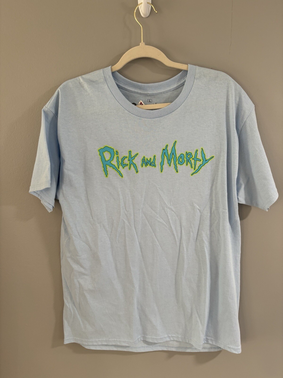 Rick and Morty Men&rsquo;s large shirt Trippy Adult Swim