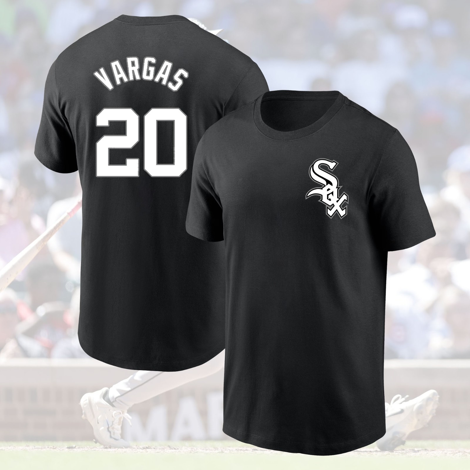 FASTSHIP! Miguel Vargas #20 Chicago White Sox 2025 Name & Number Fan Gifts