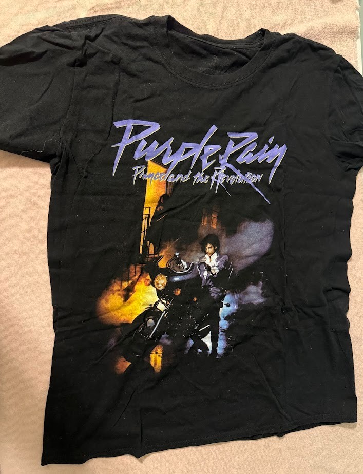 Prince and the Revolution Purple Rain Black Short Sleeve T-Shirt