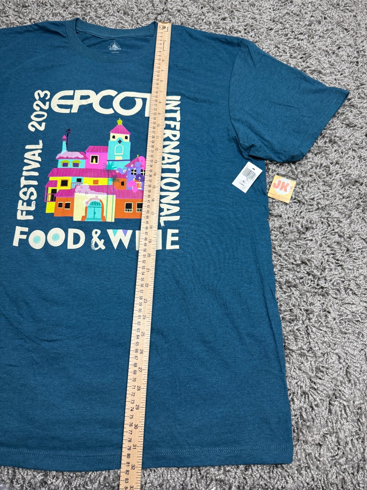 NEW Disney Parks Shirt Adult XL Blue Epcot Food And Wine Festival Encanto Casa