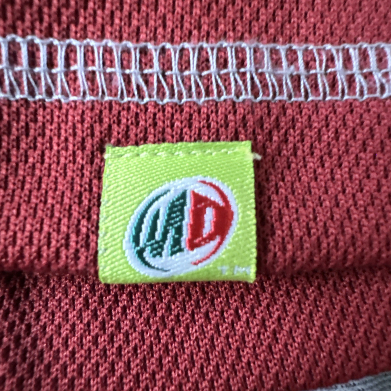Vtg Mountain Dew Shirt 1/4 Zip Jersey Red Y2K Promo 24 Pack Medium Retro