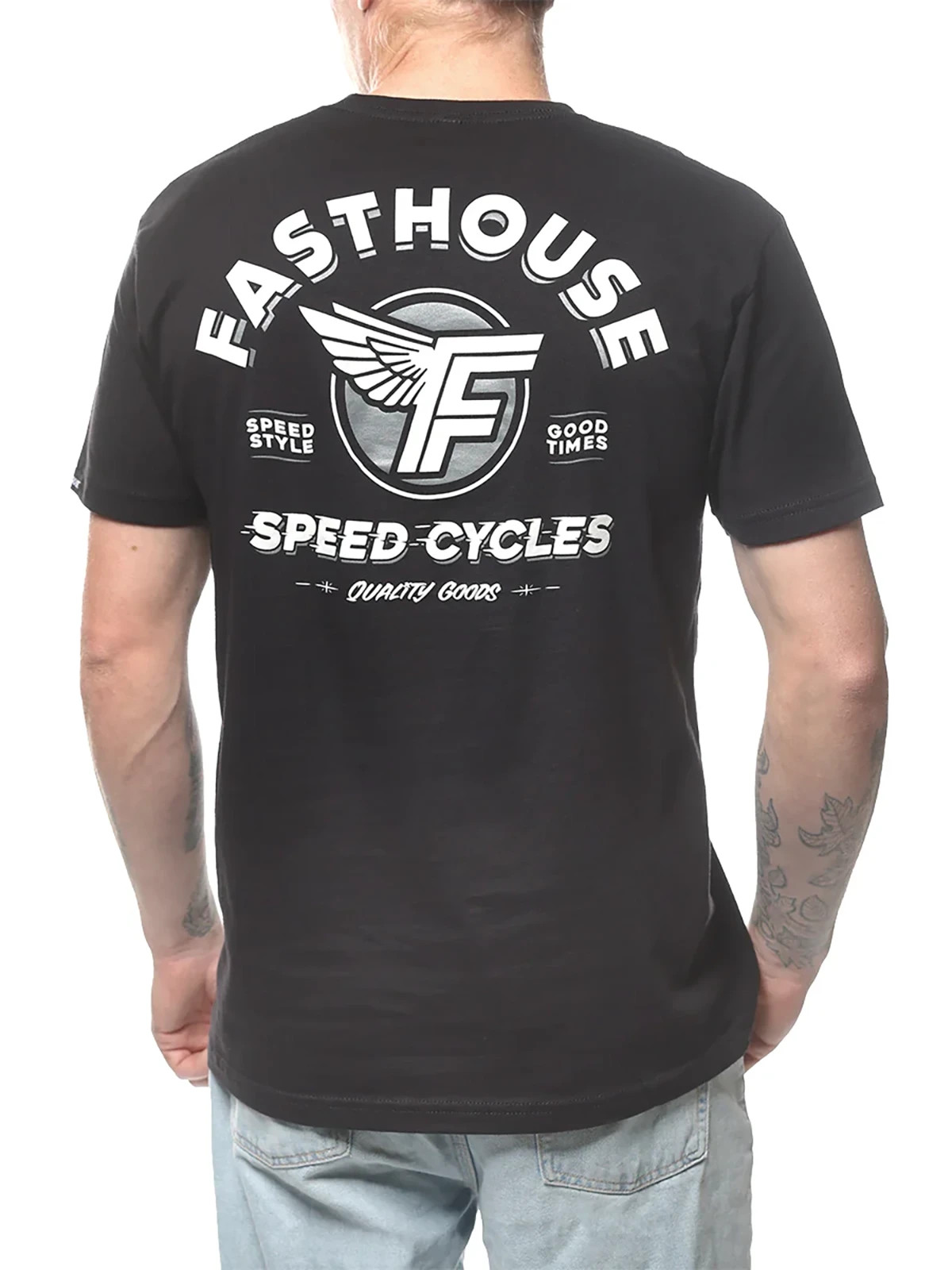 Fasthouse Men&rsquo;s Malen Short Sleeve T-shirt Motocross Speed Cycles Good Times Tee