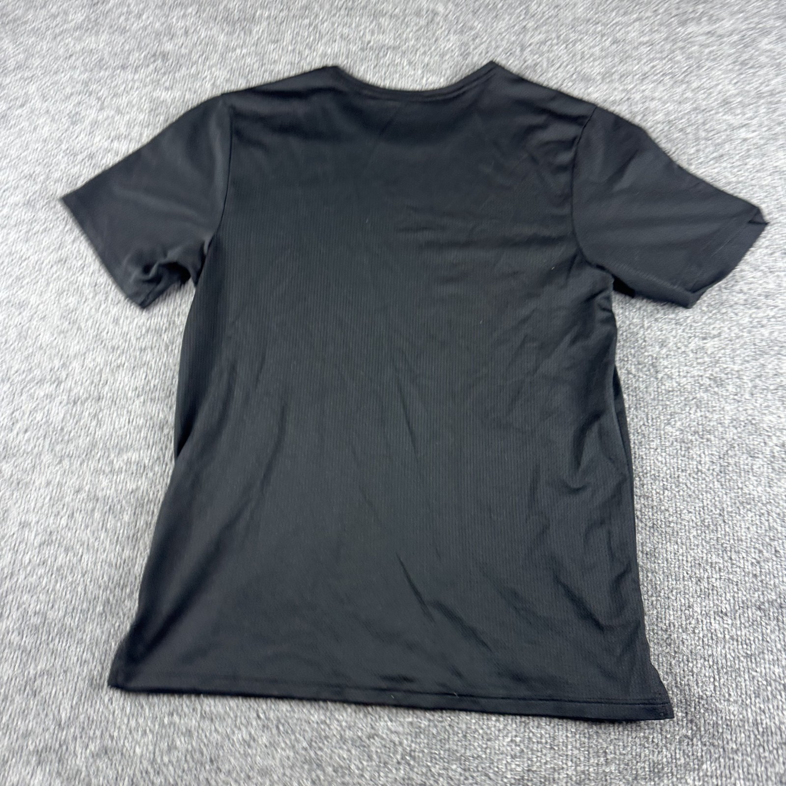 Nike Running Shirt Men S Black Short Sleeve Dri Fit Activewear Workout Gym Train