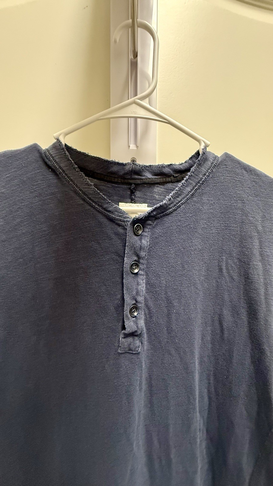 Rag & Bone Mens Classic Henley Size Large