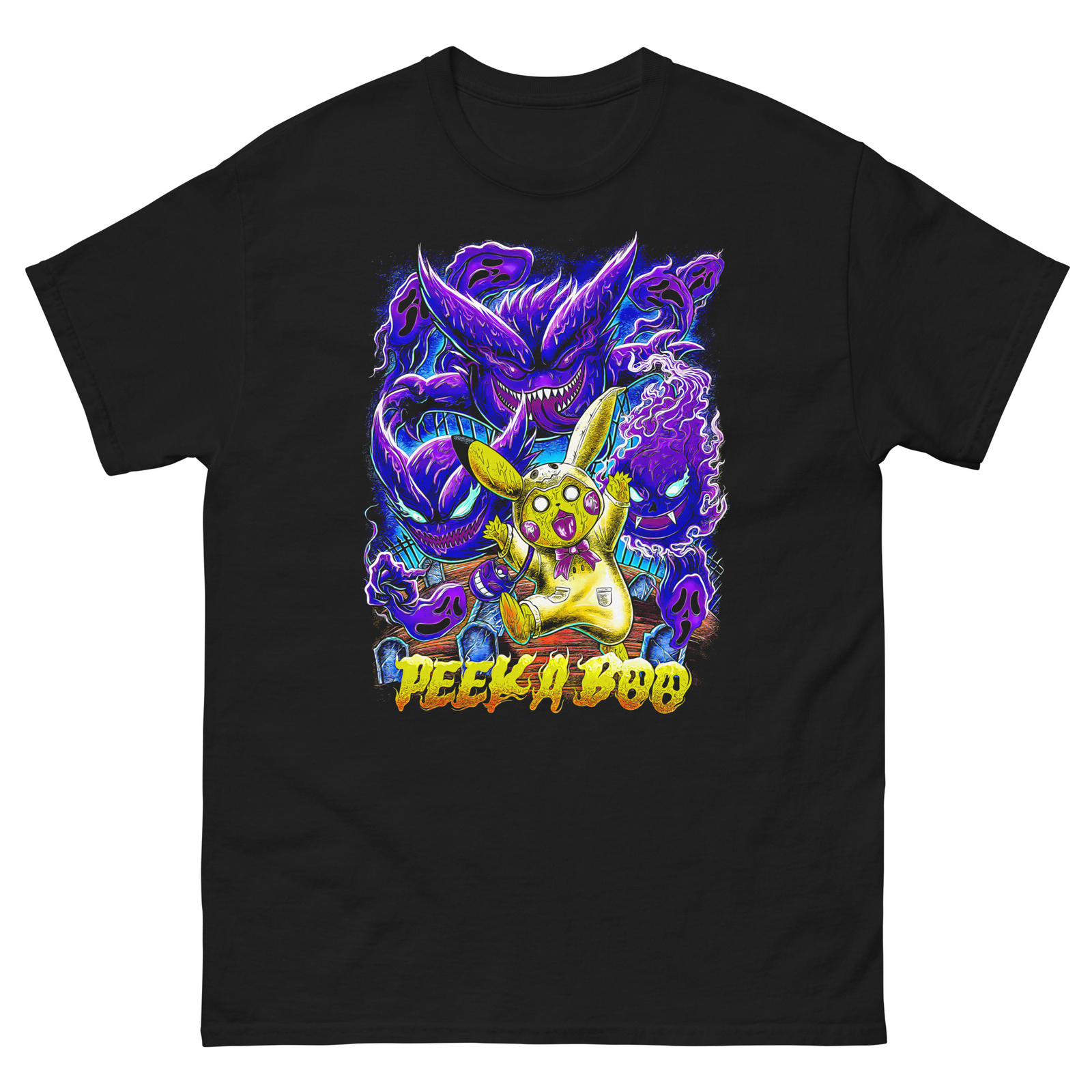 VINTAGE ANIME FUNNY HALLOWEEN ANIME 90S ANIME 90S VIDEO GAME Men&rsquo;s classic tee