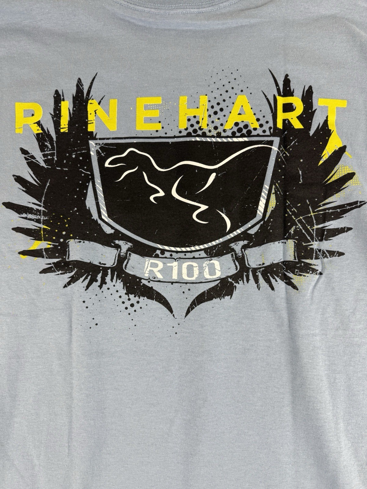 Rinehart R100 T Shirt Mens 2XL Archery Hunting Velociraptor Dinosaur