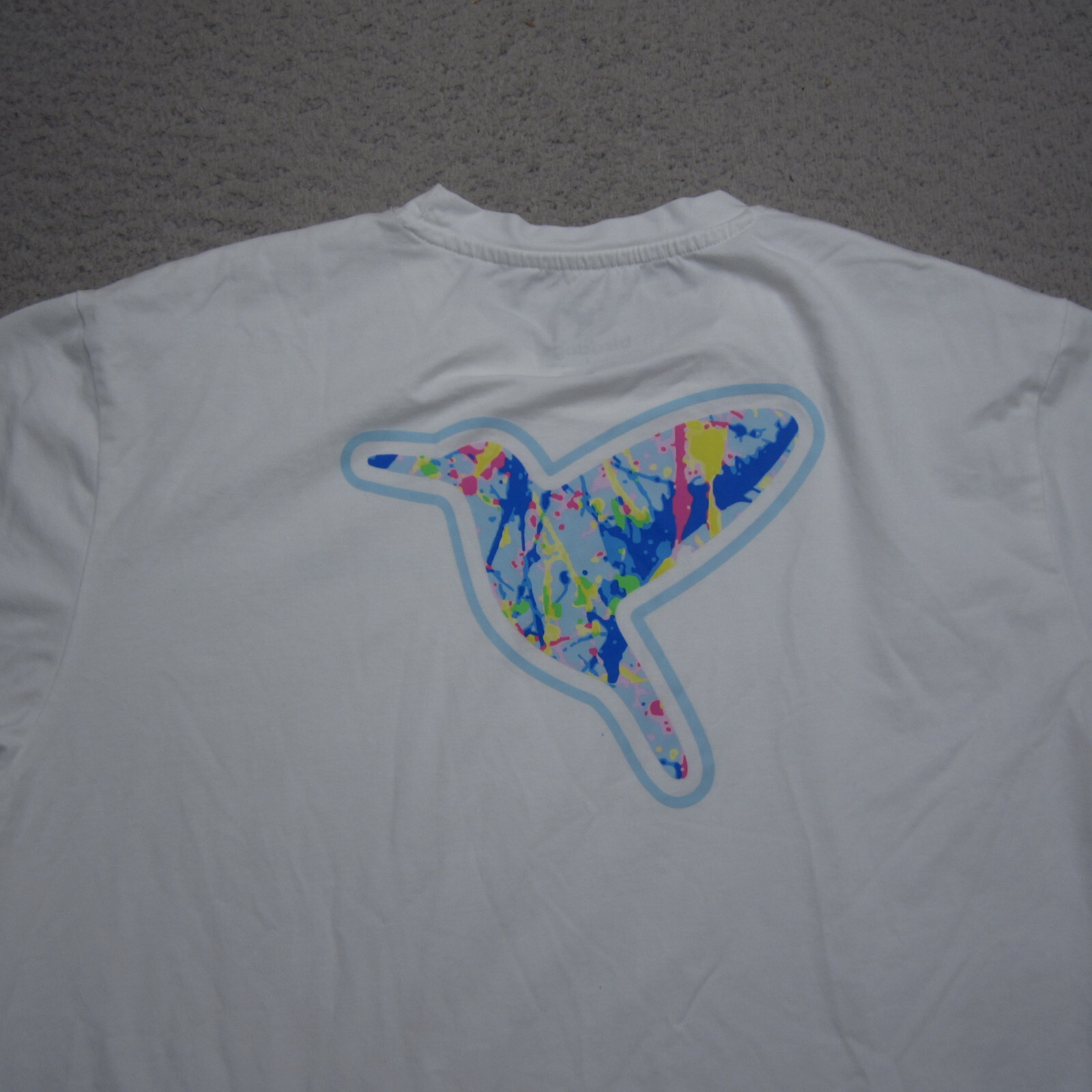 Birddogs Shirt Mens Large White Cotton Tee Casual Lightweight