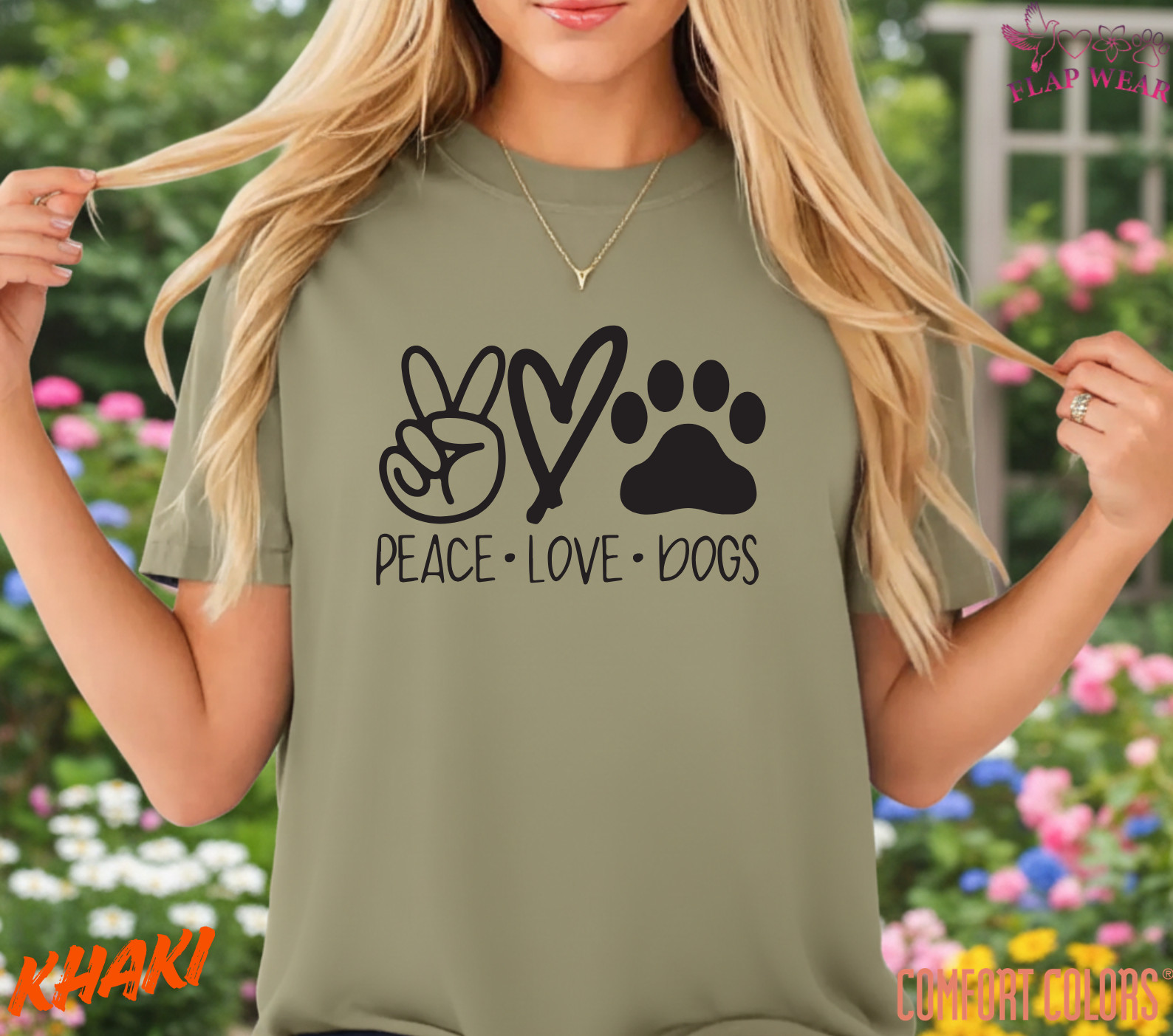 Unisex Peace Love Dogs Printed T SHIRT,T shirt women,T shirt men,T shirt vintage