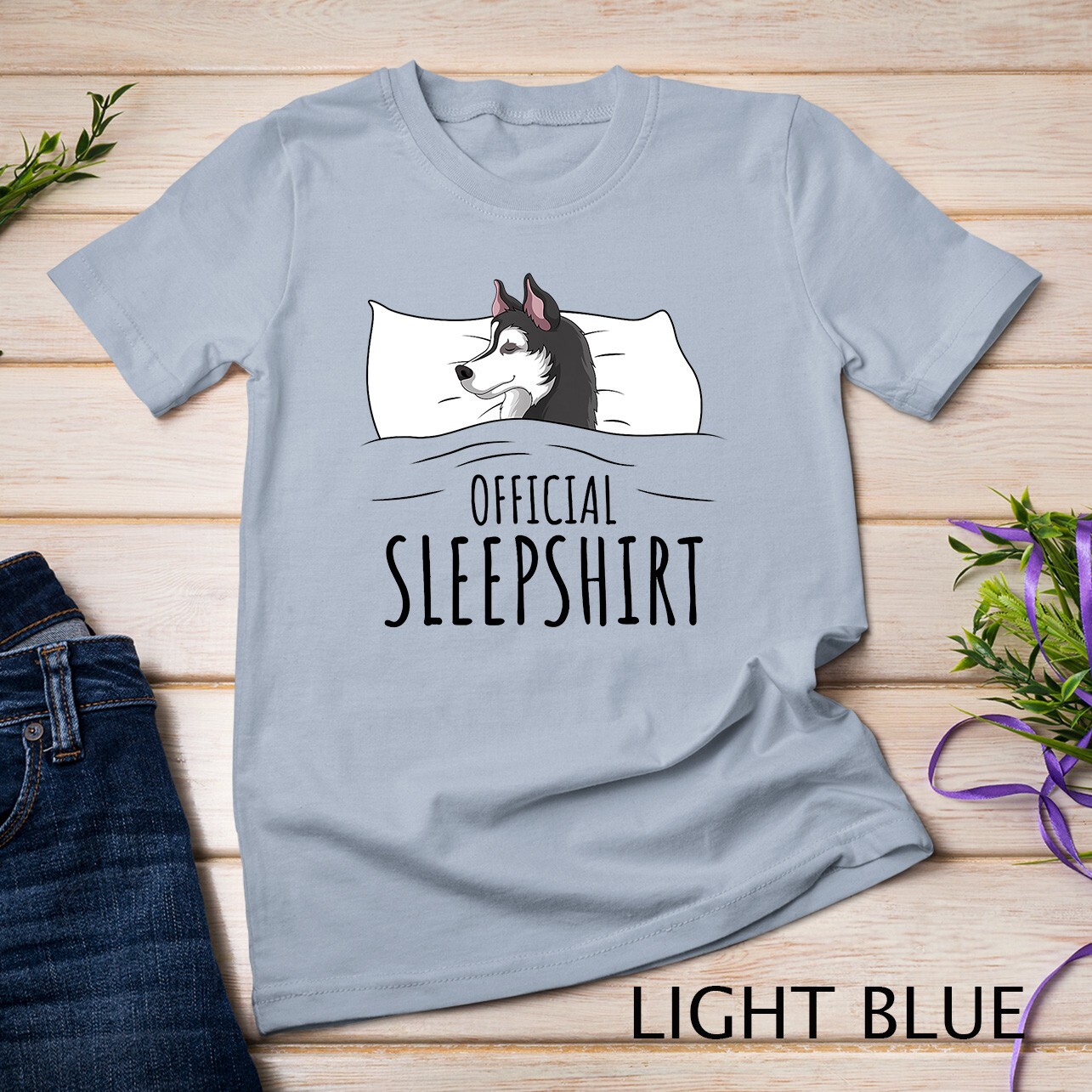 Husky Dog Official Sleepshirt T-Shirt Unisex T-shirt