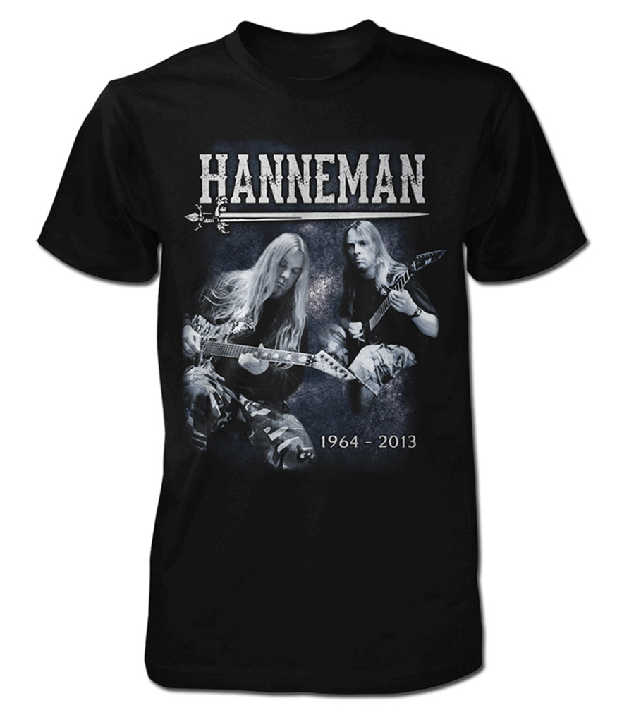 Slayer Guitarist Jeff Hanneman black T-shirt Unisex tee All sizes S-5Xl TA5778
