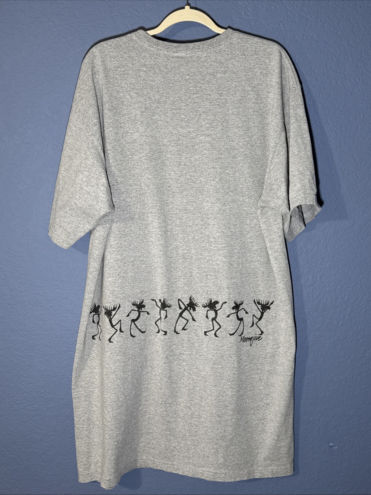 Vintage 90&rsquo;s OSFA Galligaskins Juneau Alaska Sleepshirt RARE Oversized Moosejive