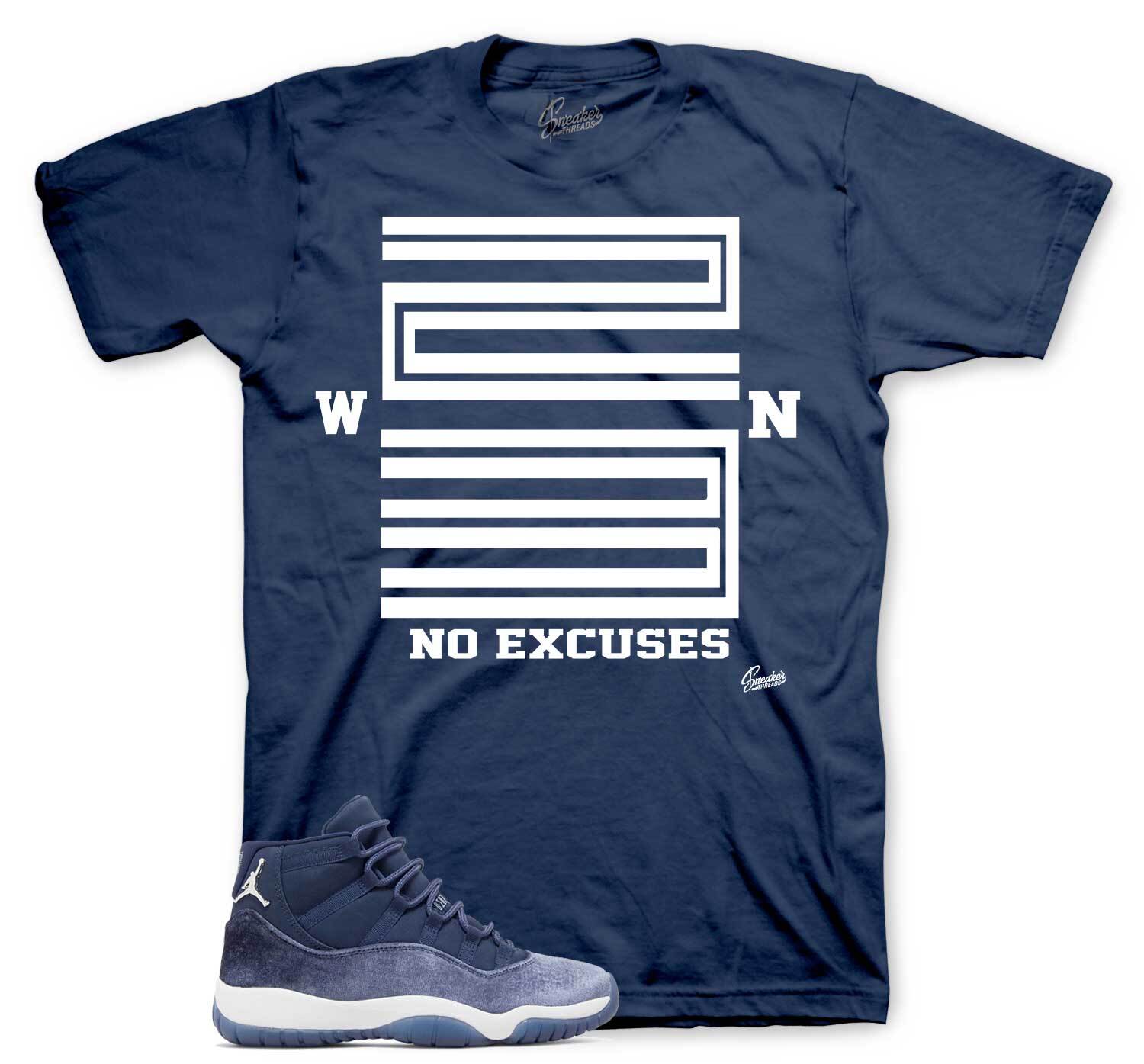 Shirt To Match Jordan 11 Midnght navy – Win 23 Sneaker Tees