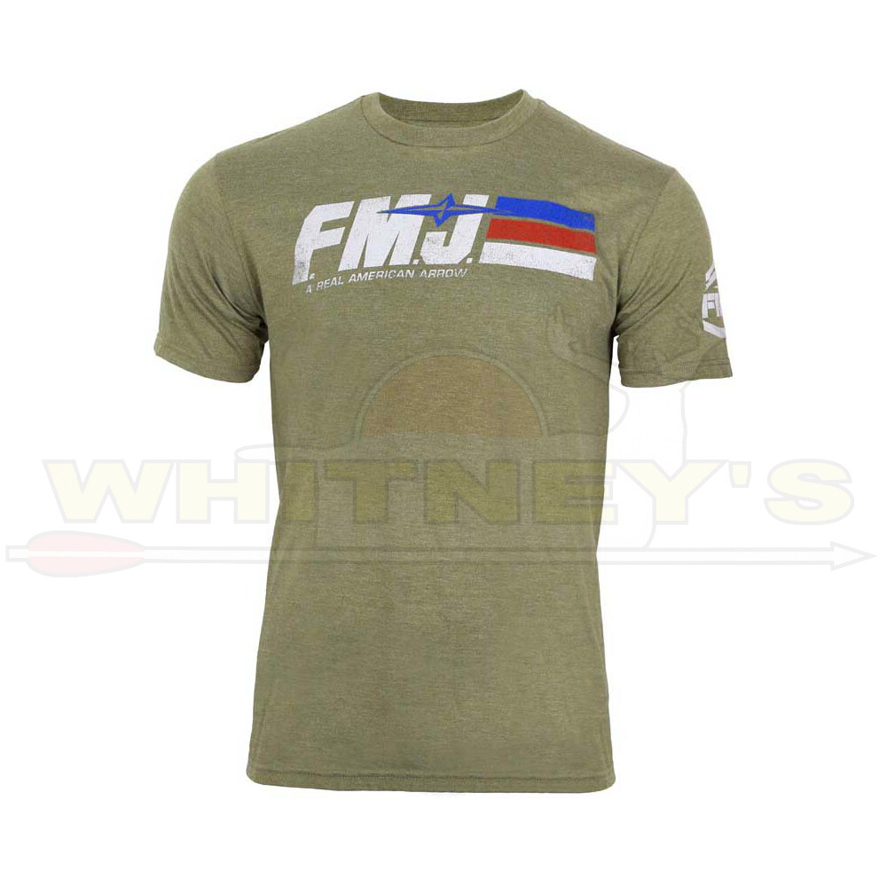 Easton Archery FMJ Flag T-Shirt – Green – Medium – 828420