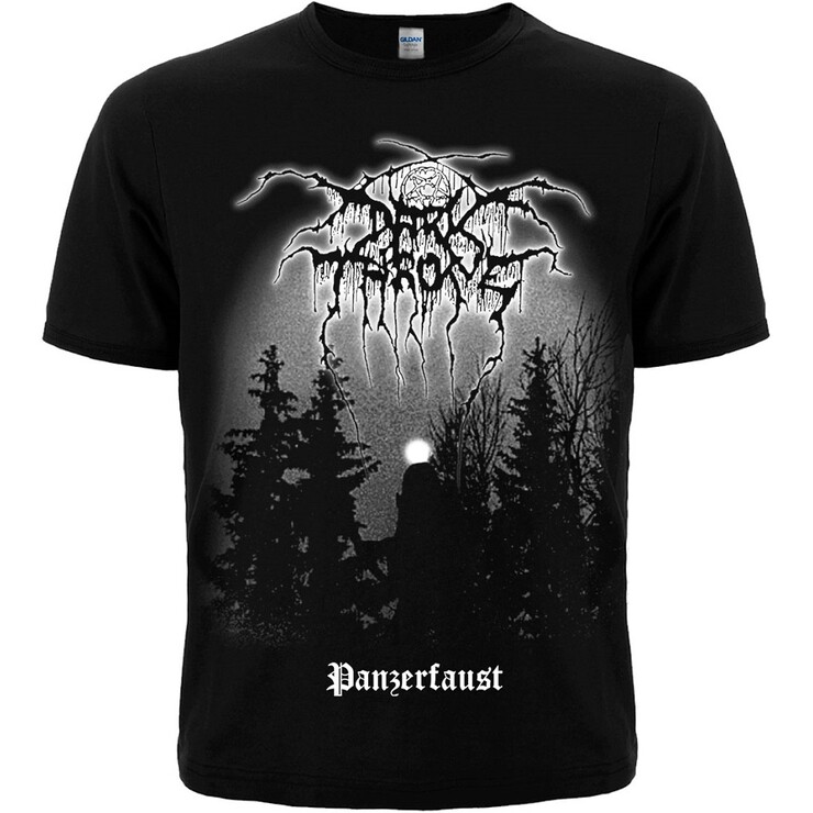 Dark Throne « Panzerfaust » Black T-Shirt Mayhem Bathory Darkthrone