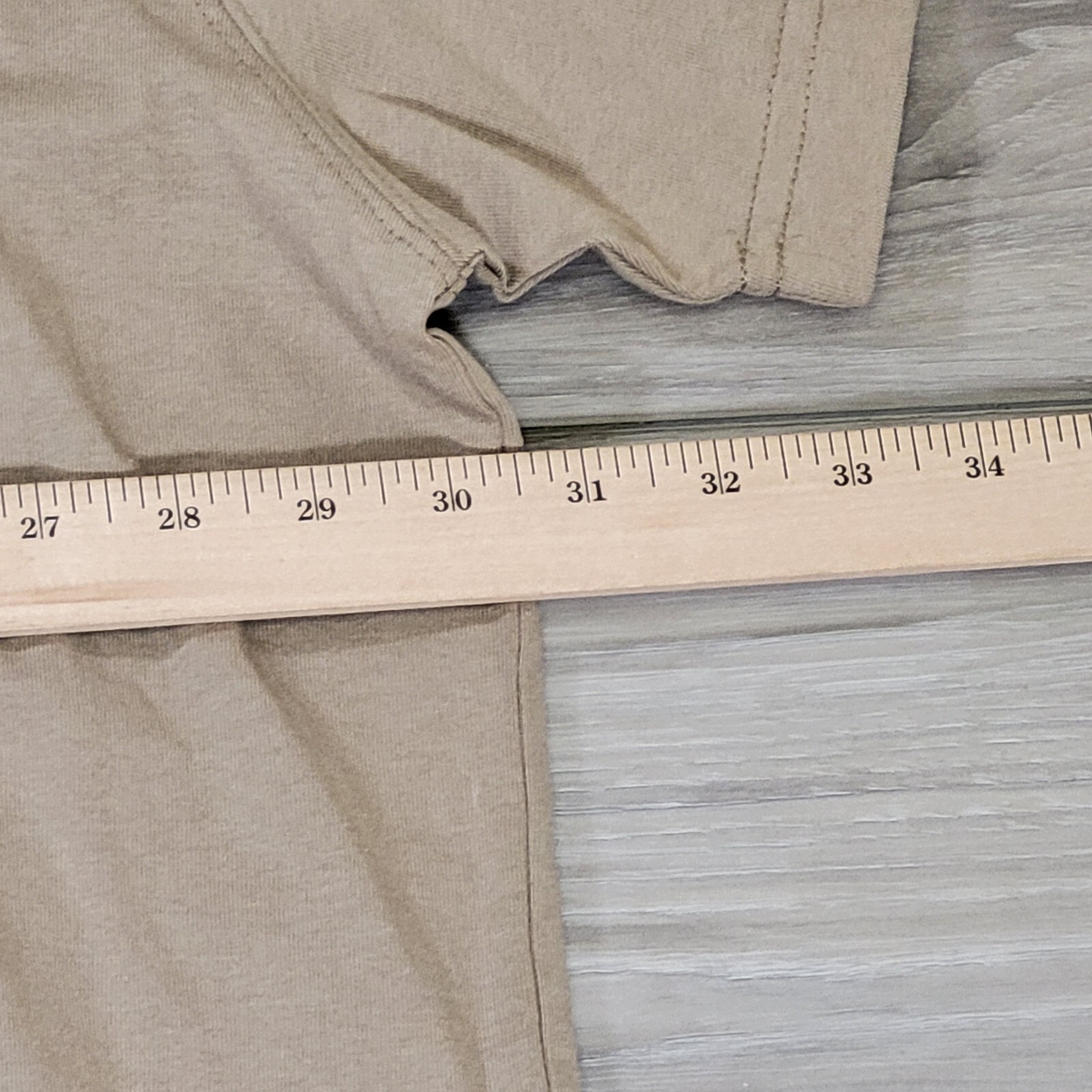 Dickies T-Shirt Men&rsquo;s 4XL Khaki Heavy Weight Cotton Short Sleeve New