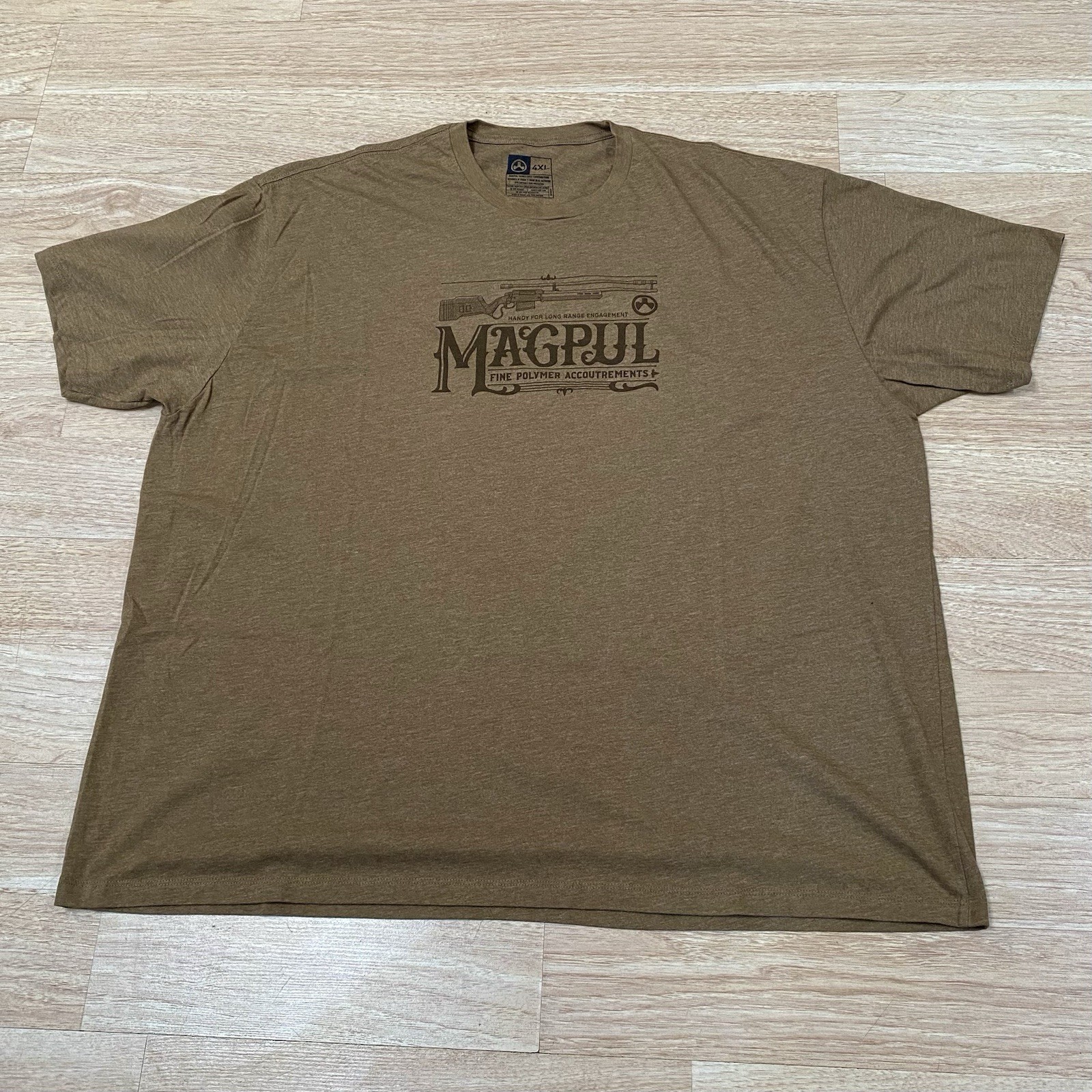 Magpul T-Shirt Men’s 4XL FDE Brown Fine Polymer Accoutrements Short Sleeve Tee
