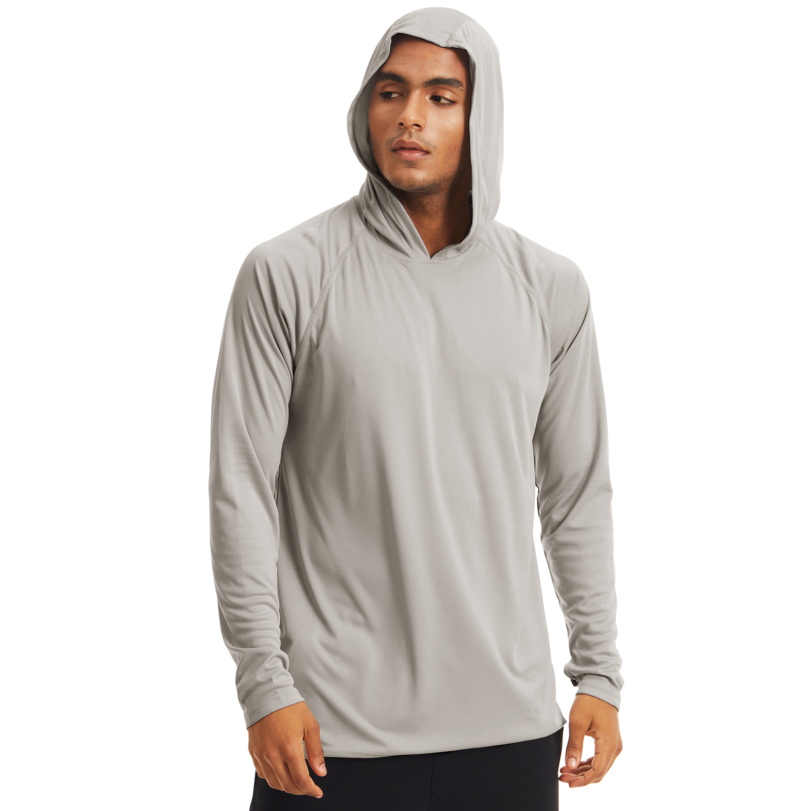 Men&rsquo;s UPF 50+ Hoodie Long Sleeve Sun Protection T-Shirt Outdoor Performance Tops