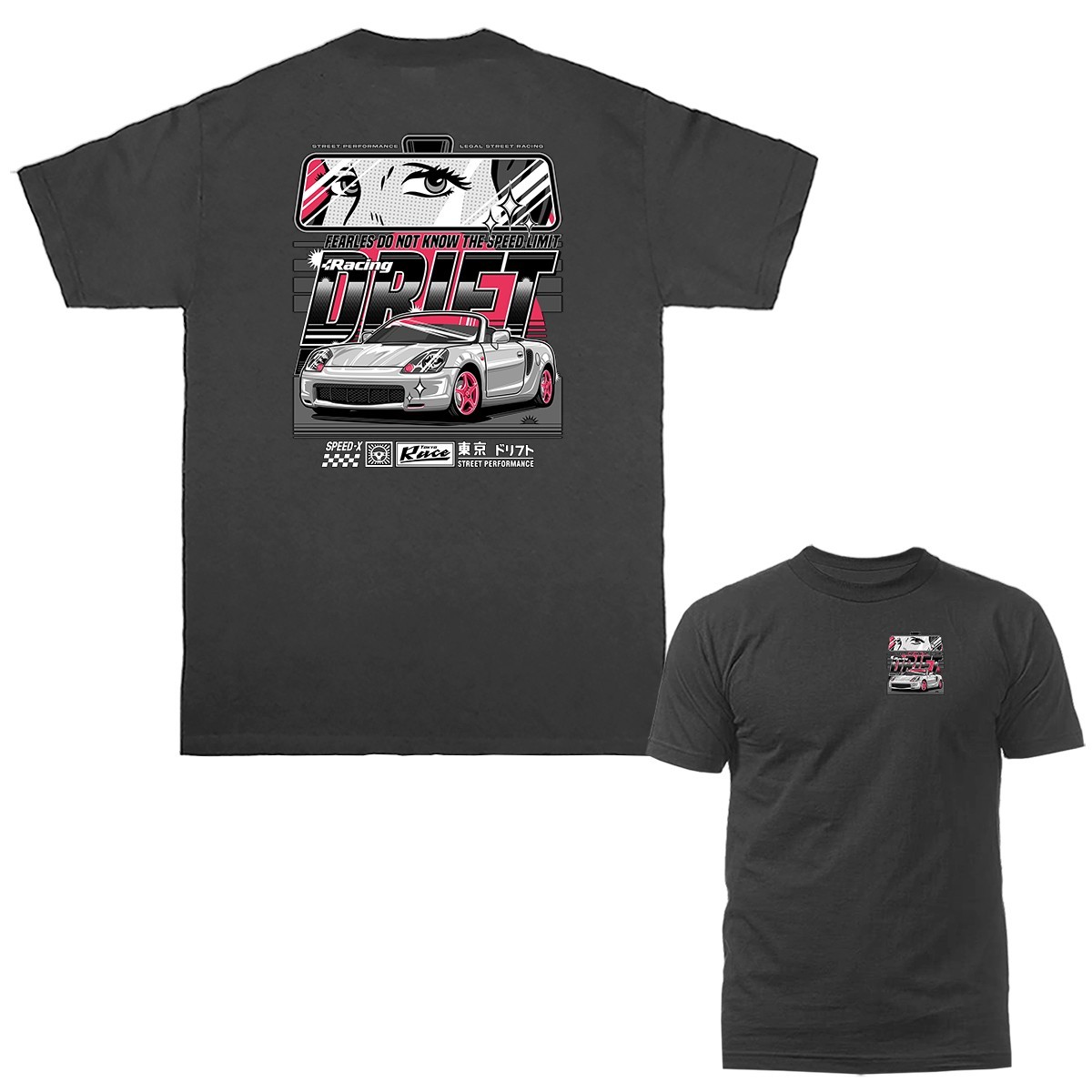 Drift Racing Streetwear Imported Tuned Custom JDM Sports Car T-shirt