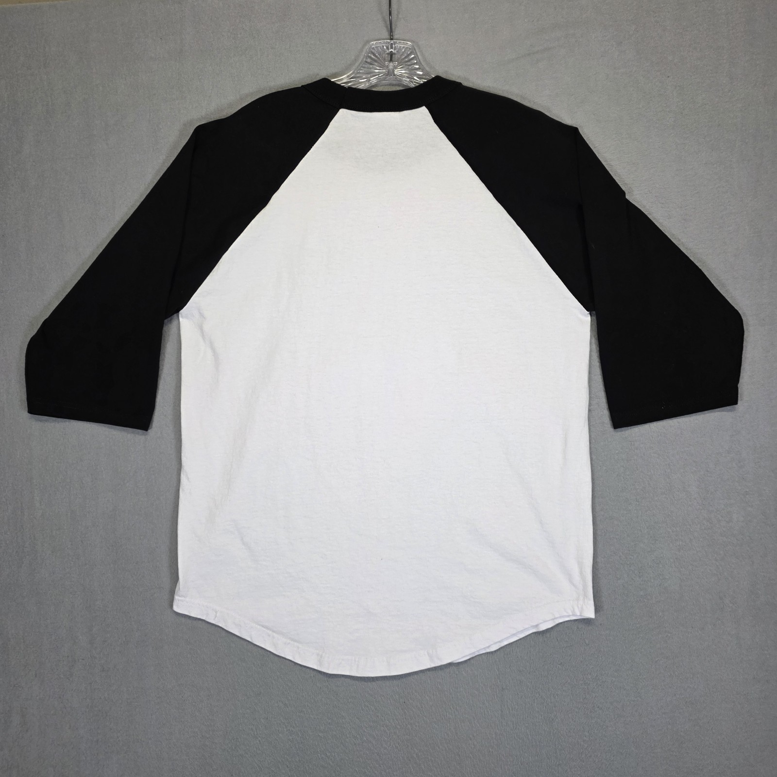 Shaka Active Shirt Mens Large White Black Baseball Raglan Hot Rod Car Y2K