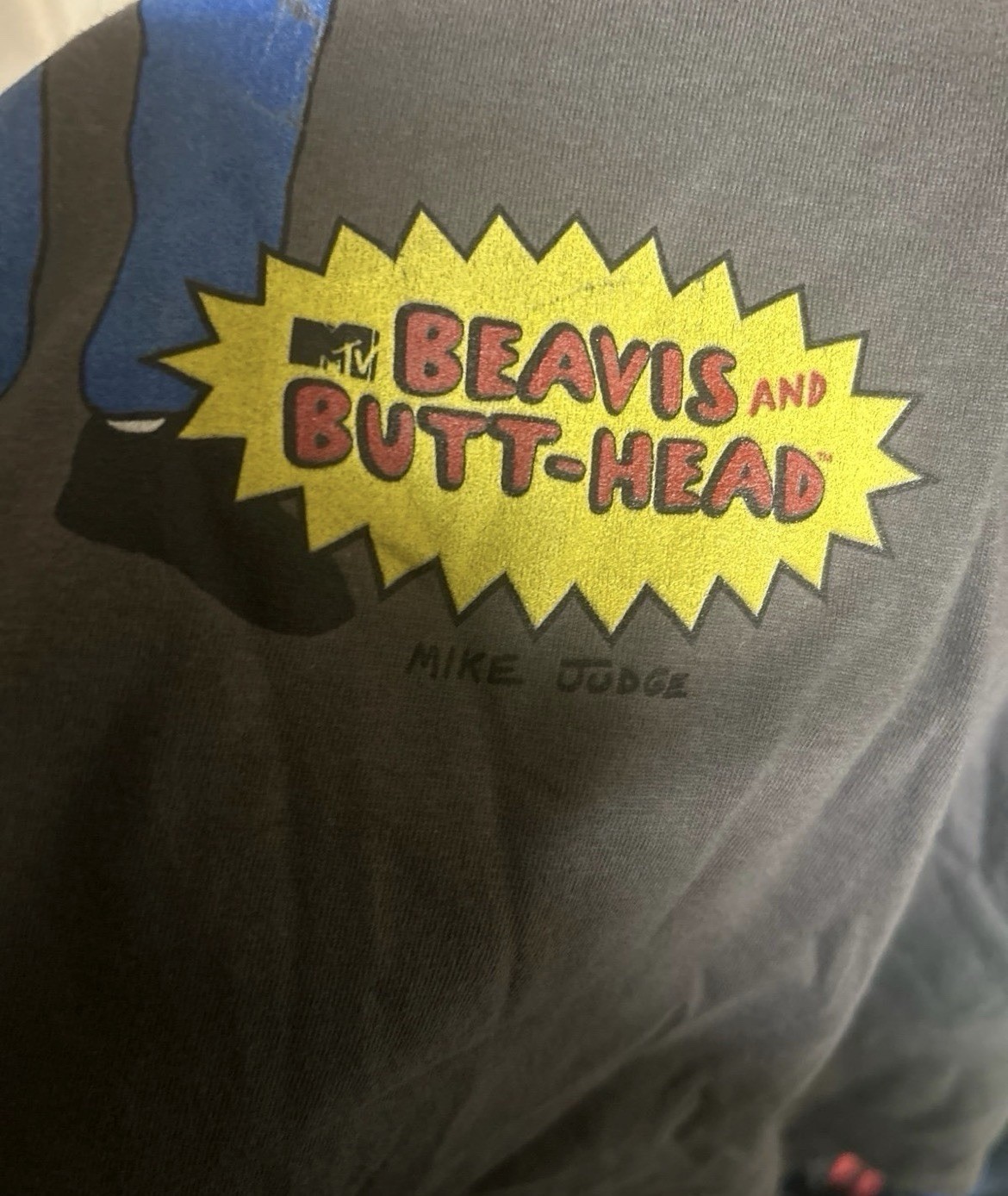Men’s Beavis and Butthead Work Sucks T-Shirt by MTV