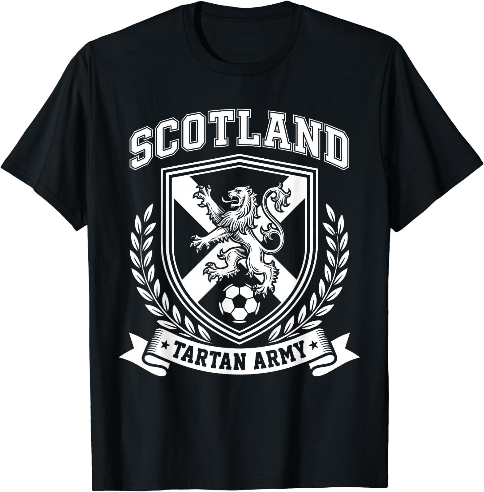 Tartan Army Scotland Patricotic Design T-Shirt
