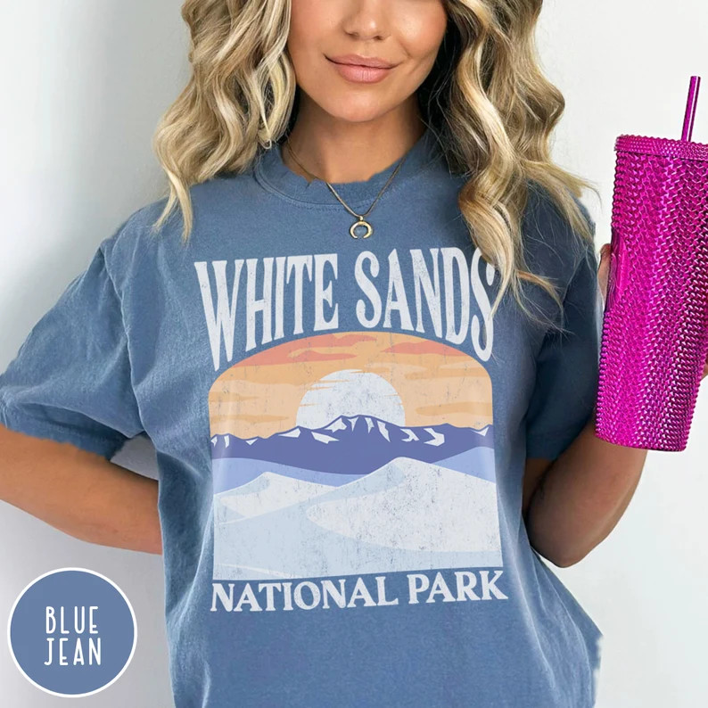 Desert White Sands Comfort Tee Shirt Men Women Soft