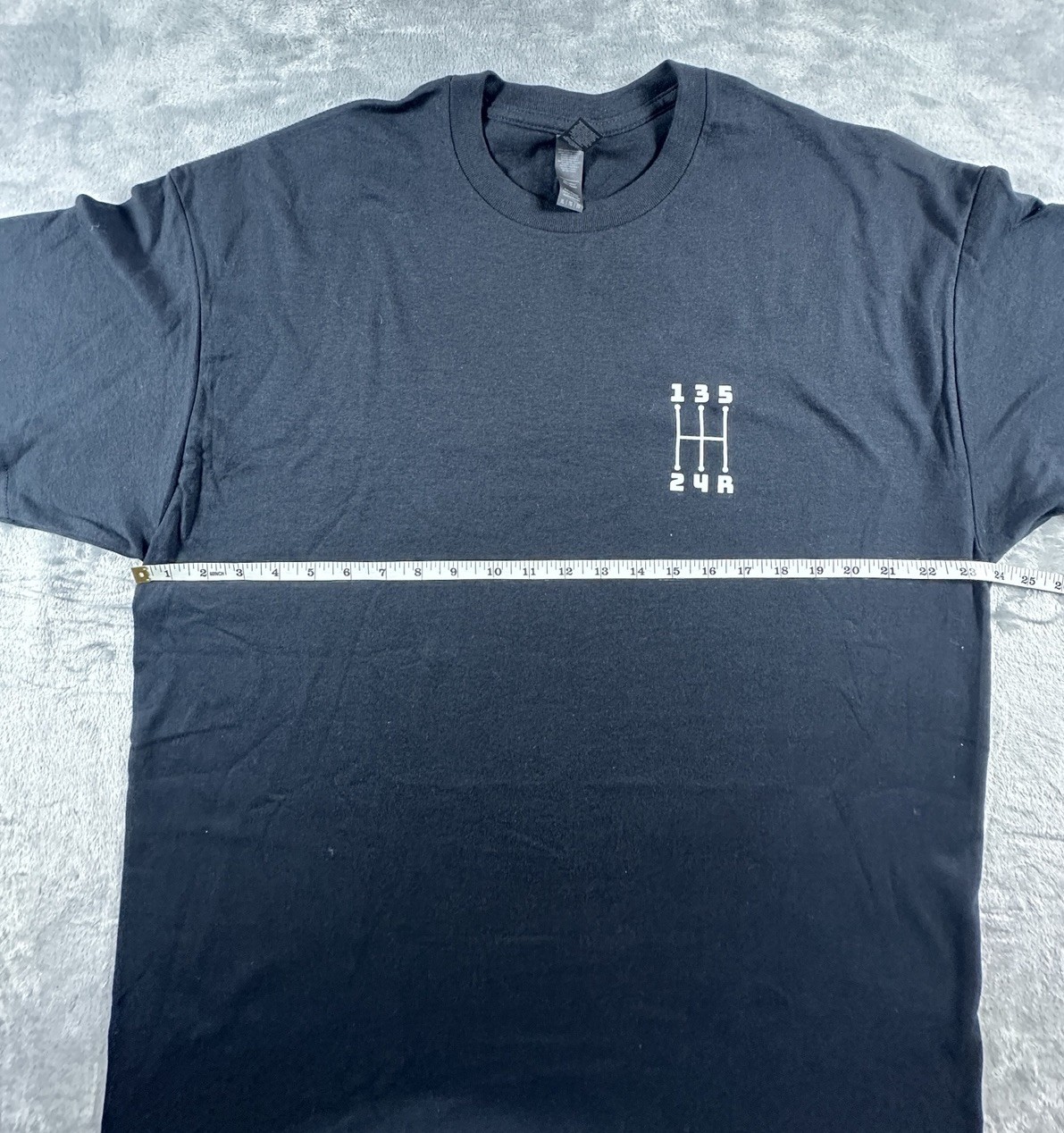 Manual Stick Shift Mens T-Shirt Size XL Black Gearshift 5 Speed Car Lover