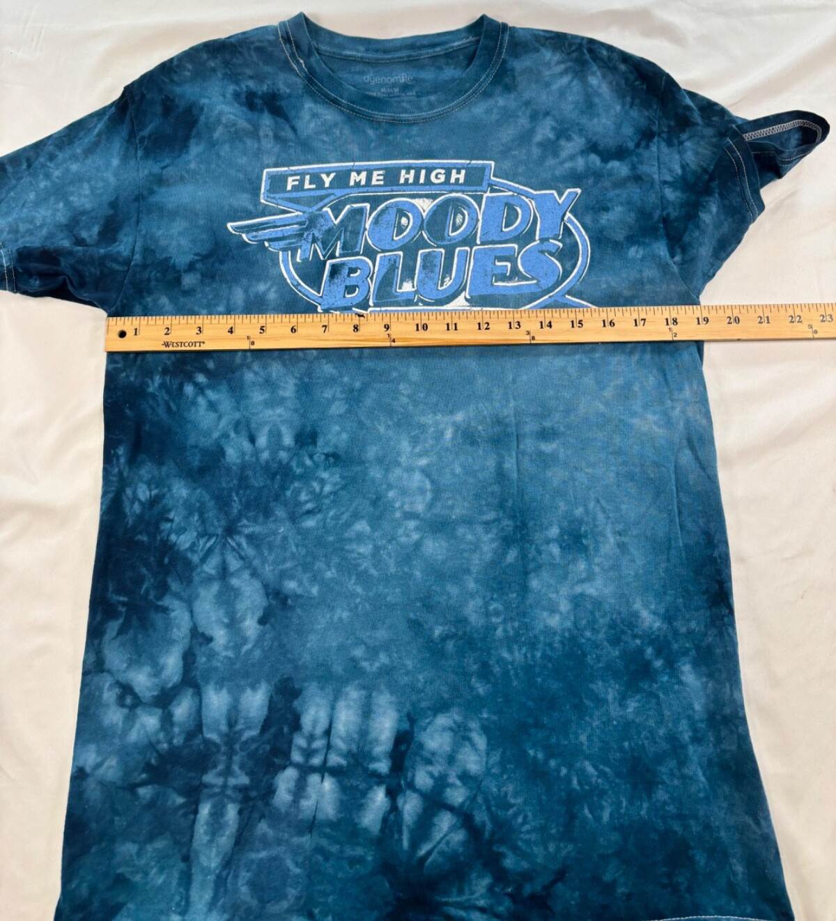 Moody Blues Tour Shirt Mens Sz Medium Tie-Dye 2016 Fly Me High Double Sided