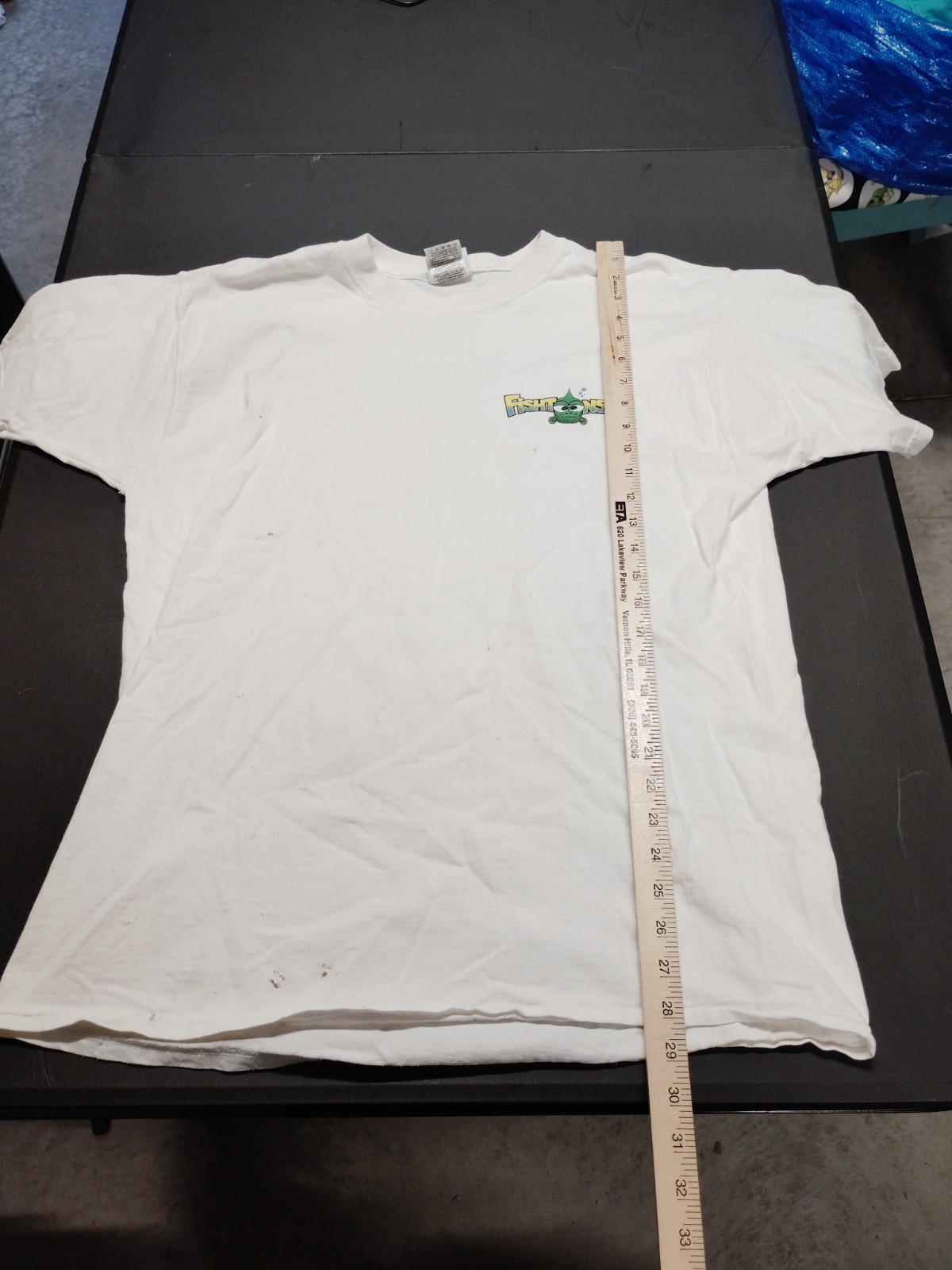 Vtg Fish Toons Calico 1999 Shirt Fair Condition Stained Blemishes Xl A28