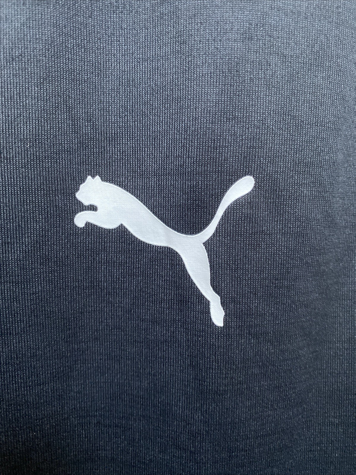 NWT Puma T-Shirt Top Black Large Sleeveless All in SL Tee Crew Neck