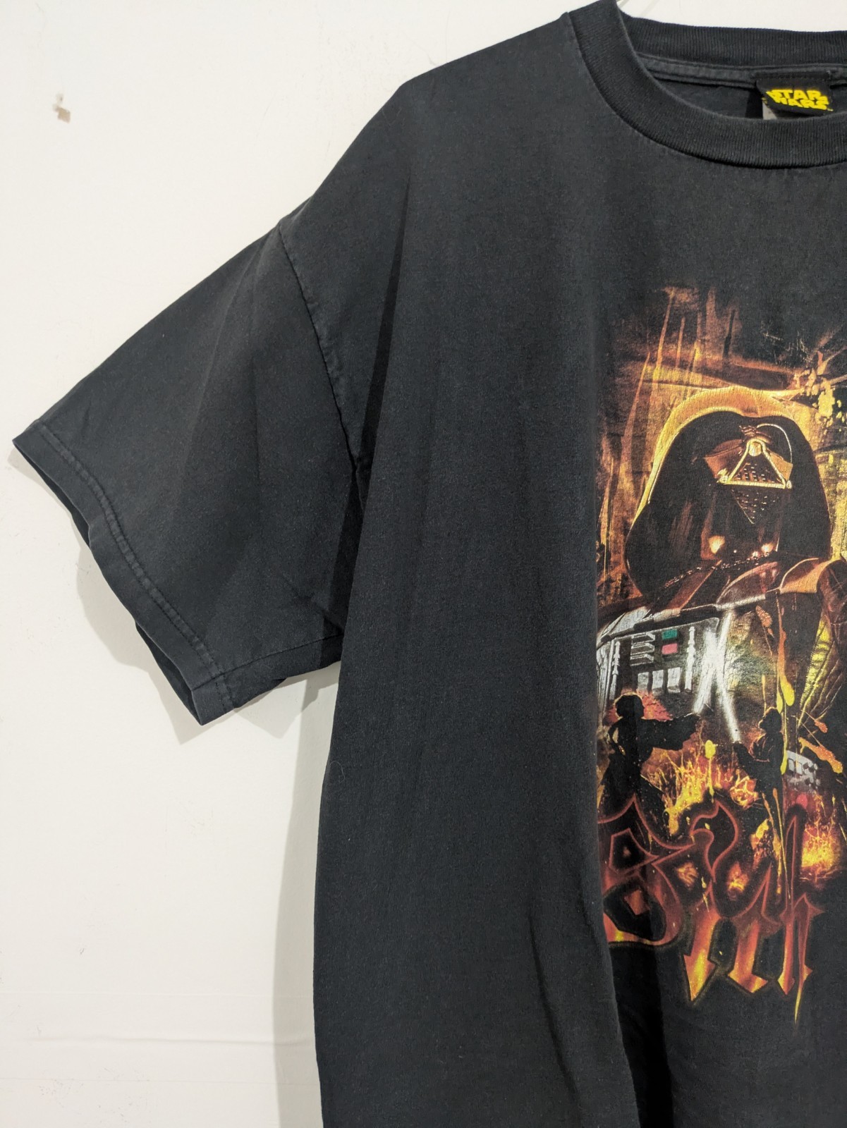 3155 Star Wars Large Men&rsquo;s Black T-shirt Vintage