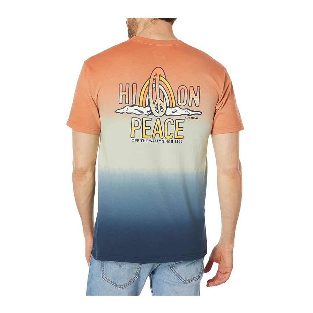 Vans « Peace Of Mind Dip Dye » Short Sleeve Tee (Melon/Celadon Green) T-Shirt