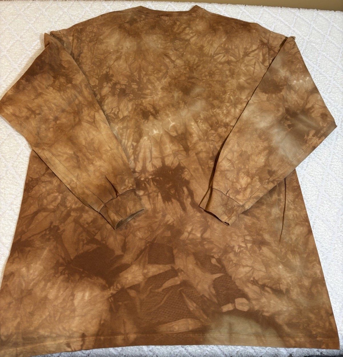 The Mountain 2011 Collin Bagel Wolf Woodland Fall Camo All Over Print Shirt XL