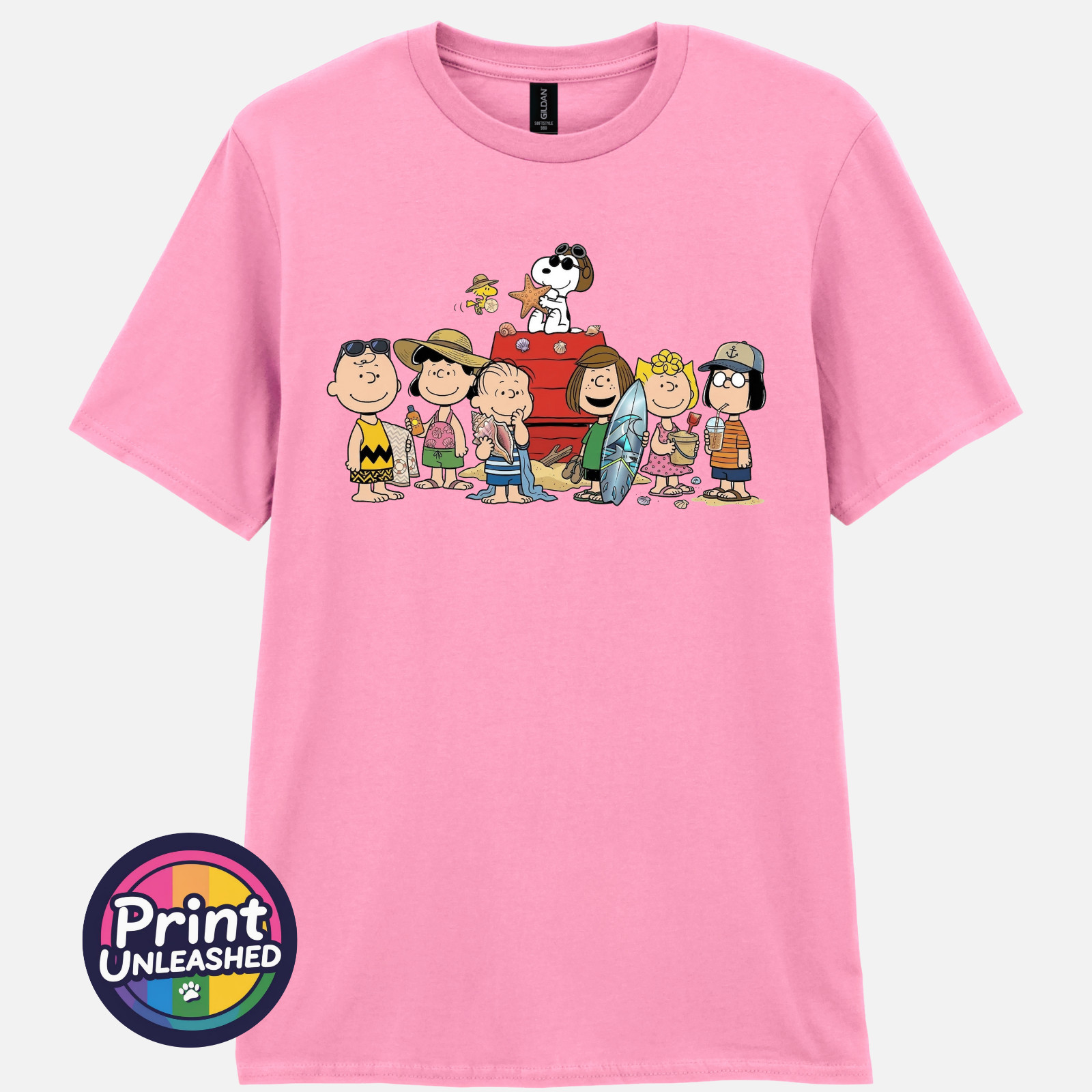 Beagle & Friends T-Shirt Unisex S-2XL Cotton Summer Tee Dog & Bird Top Gift