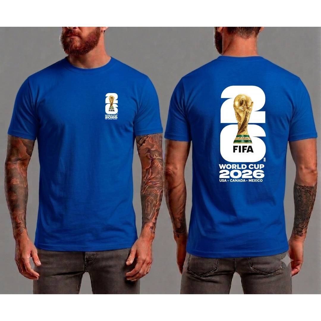 World Cup 2026 T-Shirt Football Soccer USA Worldcup Tee Logo Gildan Softstyle