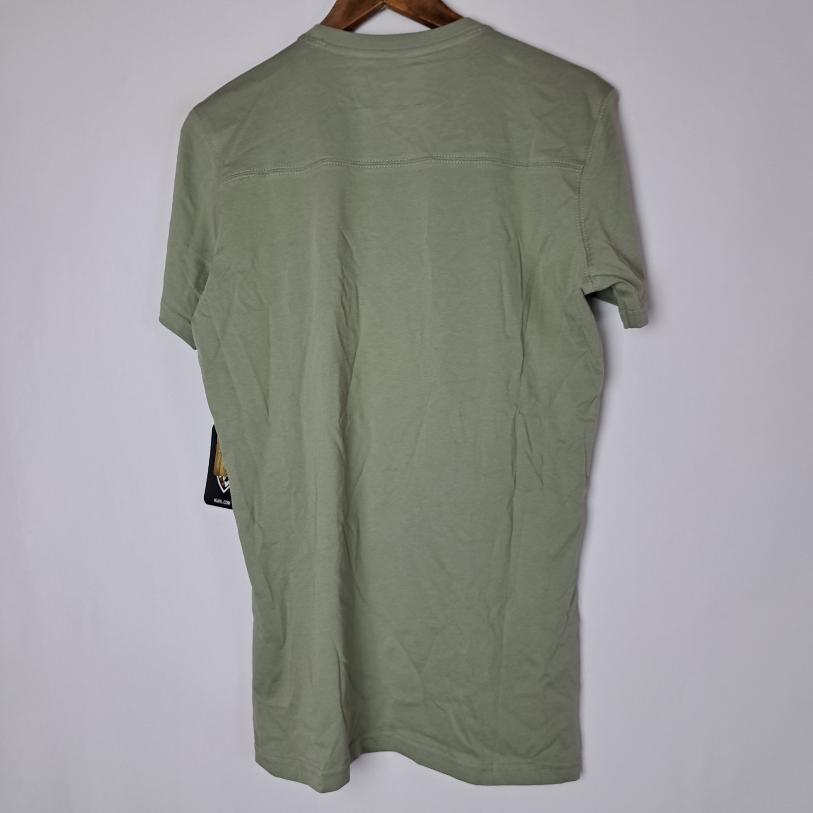 NWT Kuhl T-Shirt Mens Small Wildfibre 100%-Organic Cotton S/S Logo Hiking New