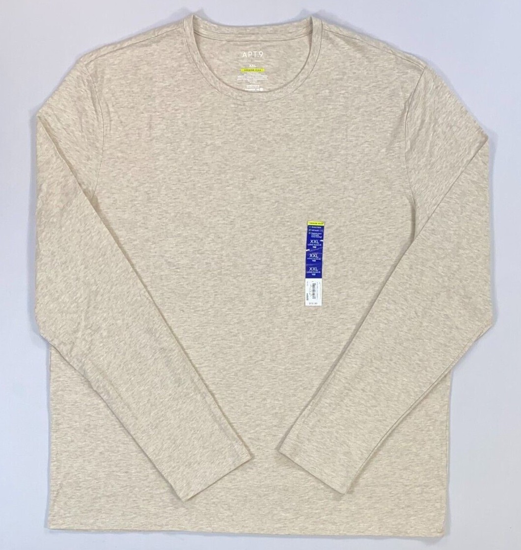 Men&rsquo;s Apt. 9 Premier Flex Long Sleeve Tee T-Shirt