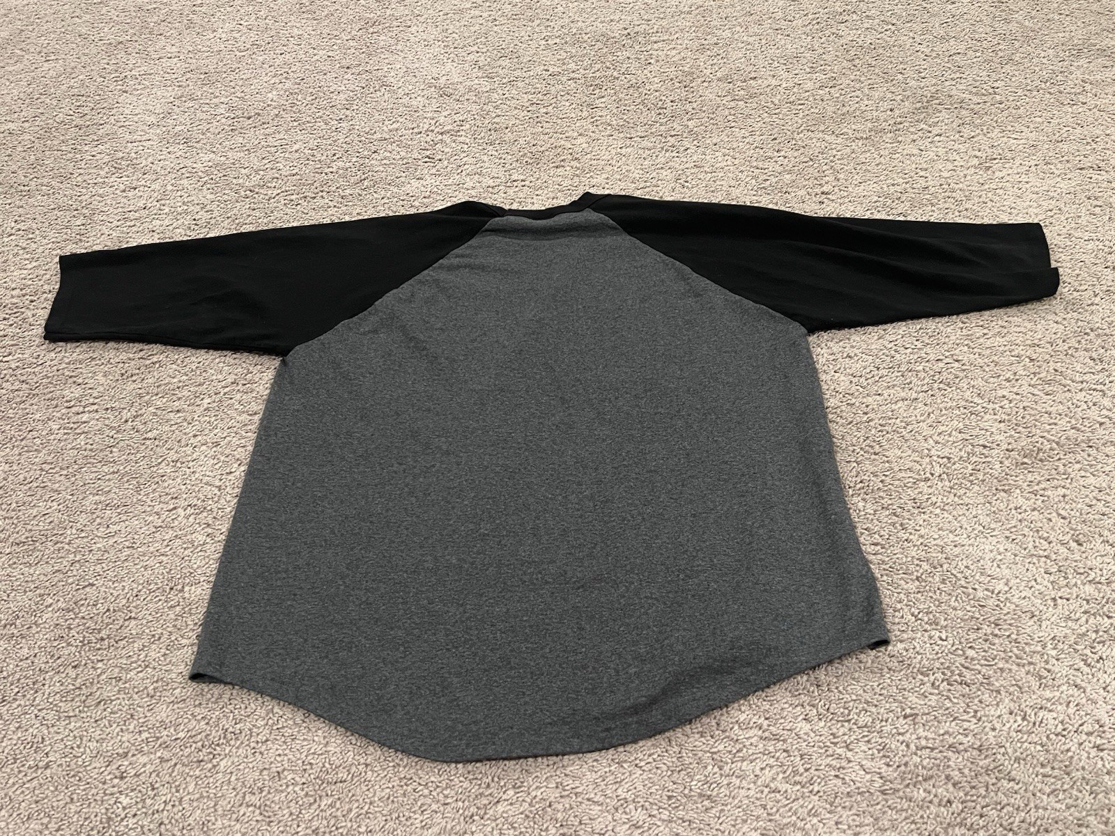 Shaka Men&rsquo;s Active Cotton Crew Neck Baseball Sleeve T-shirt 2XL