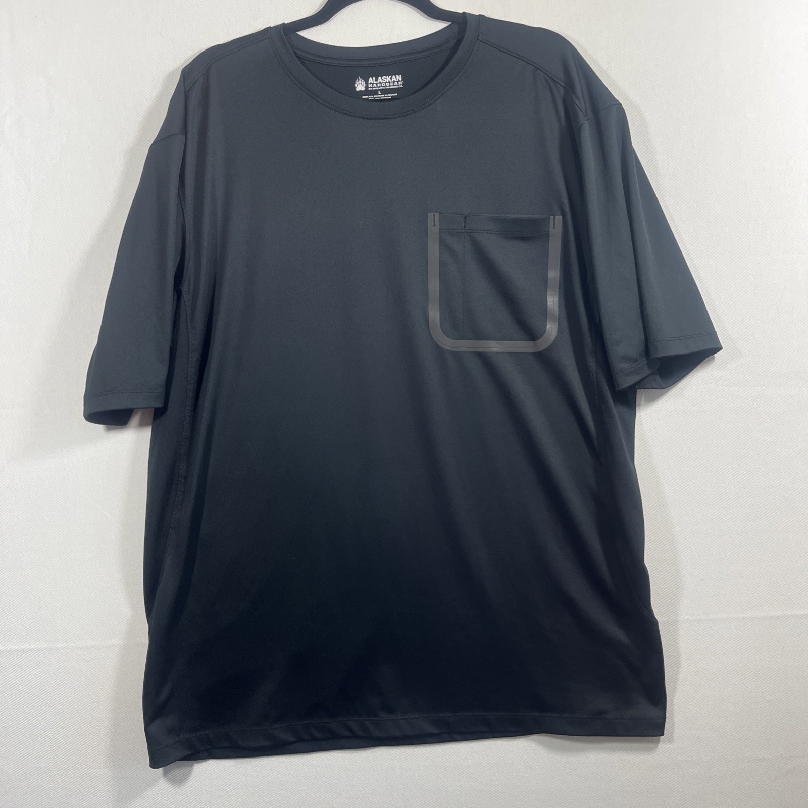 Duluth Trading Co Alaskan Hardgear Shirt Men&rsquo;s Large Black Polygiene