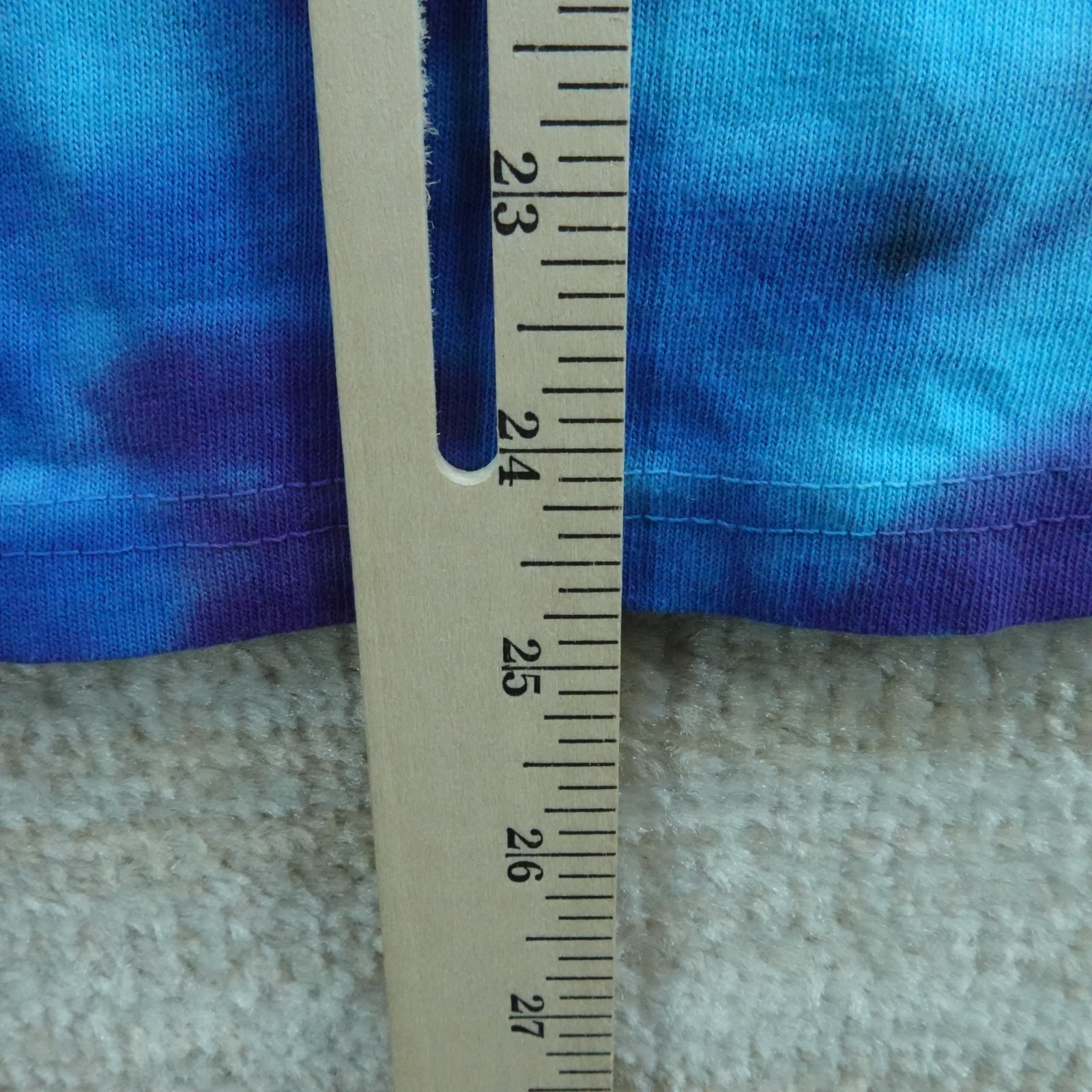 Led Zeppelin Shirt Mens Small Blue Tie Dyed Cotton Liquid Blue Page Plant