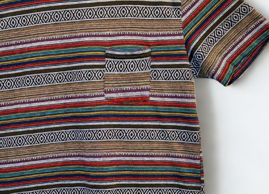 Beautiful Giant Patterned Pocket Tee Shirt Mens Large Multicolor | Fathers Day