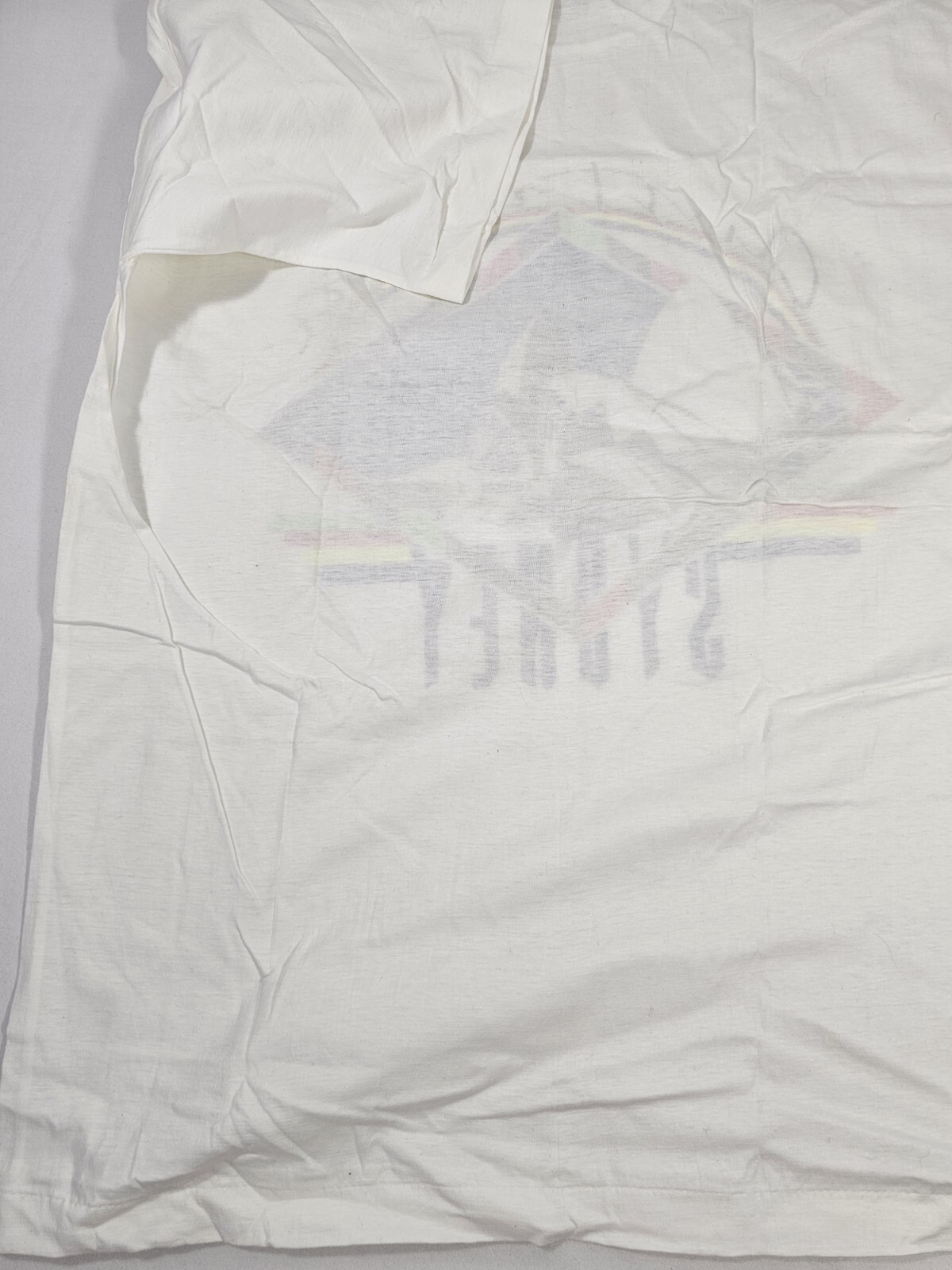 Vtg White Sydney Australia Single Stitch Vacation Oversize T Shirt Large Nwot