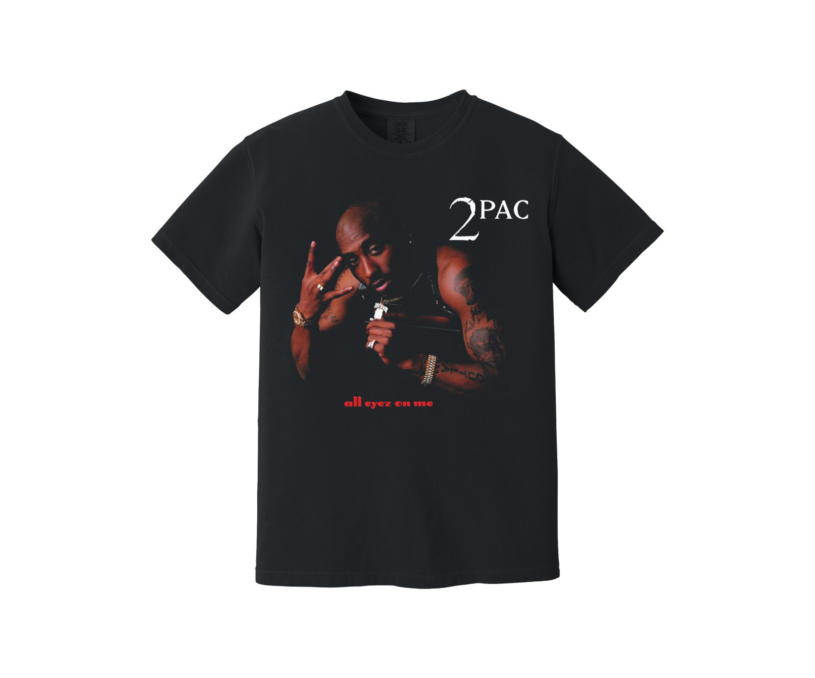 2pac Heavyweight T Shirt – All Eyez On Me album – vntg rap tee – Tupac Death Row