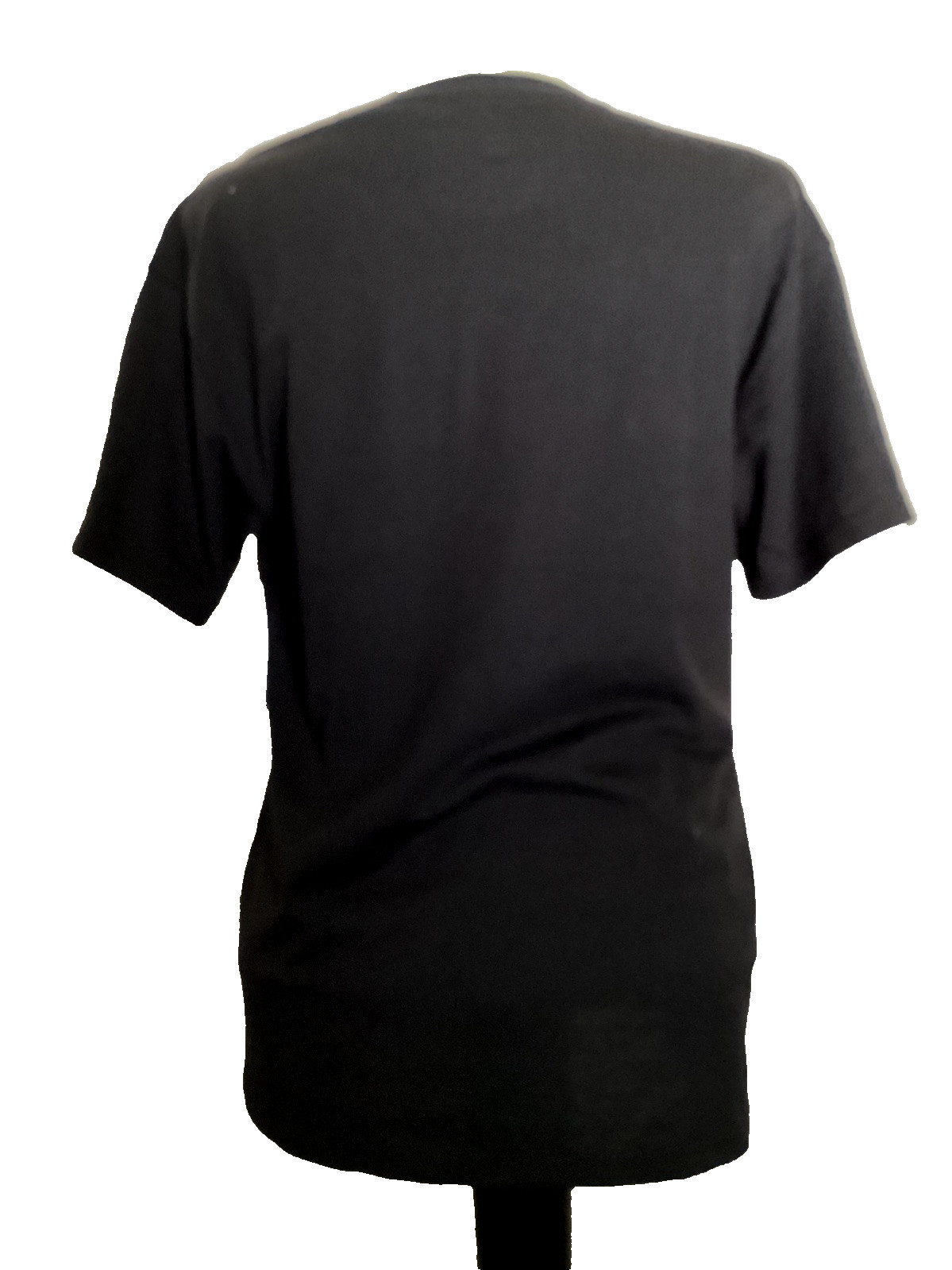 ATHLETIC WORKS Tri-Blend Black Short Sleeve Crew Neck Pocket T-Shirt Sz S*