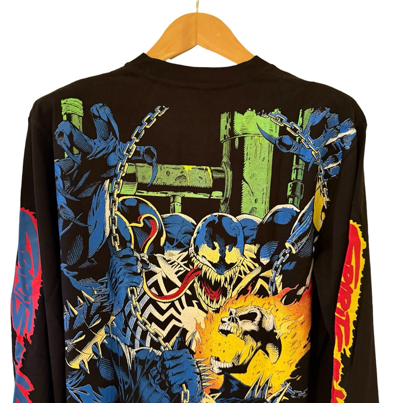 The Spirits Of Venom Modern AOP Spider-Man Shirt All Over Print Long Sleeve XL