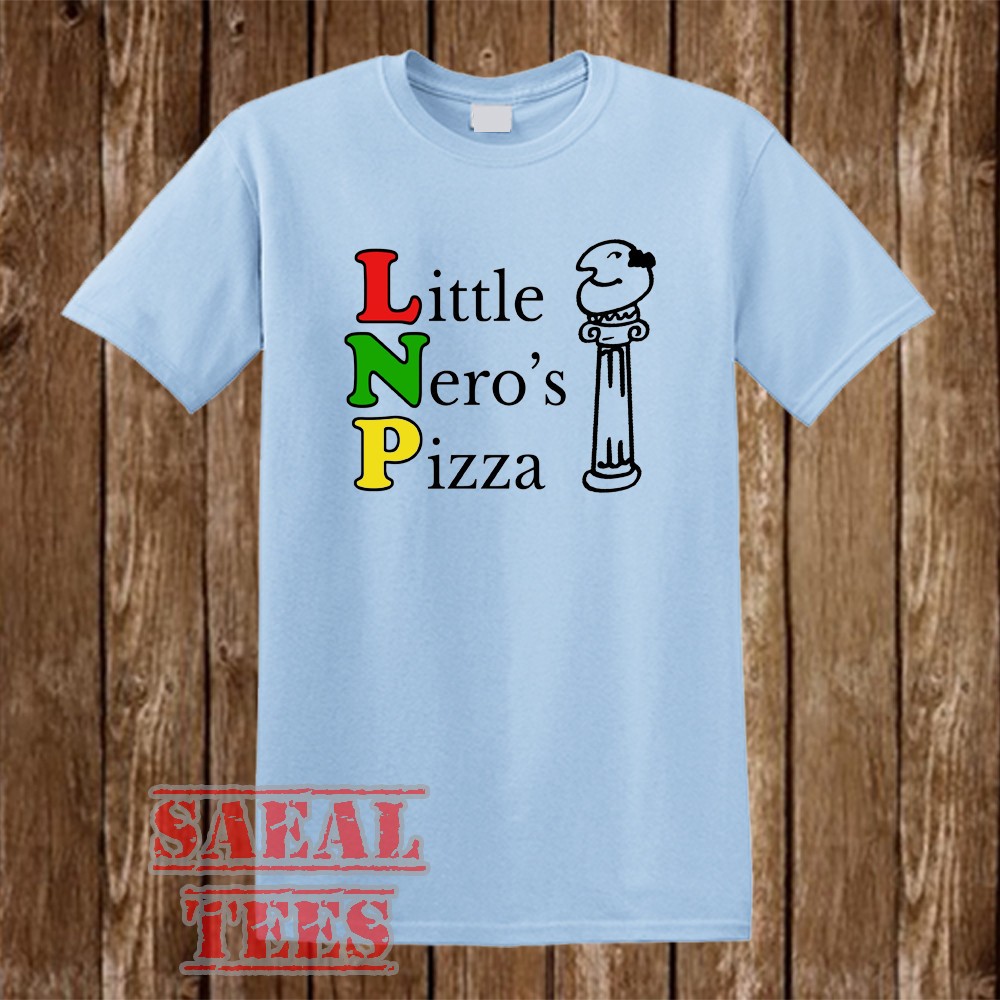 Home Alone Little Nero&rsquo;s Pizza Men&rsquo;s Light Blue Size S-5XL