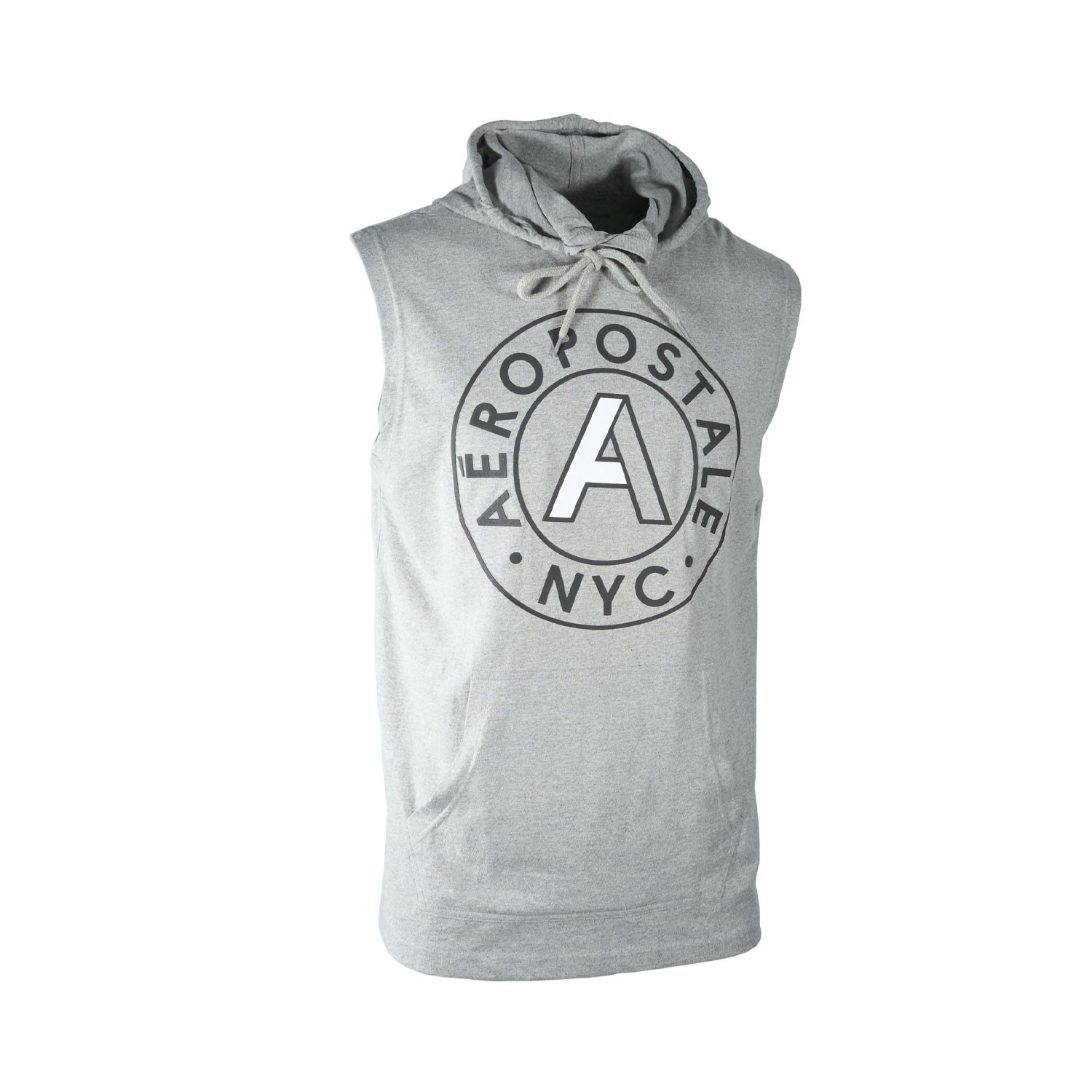 Aeropostale Men&rsquo;s Grey Tank Hooded Sleeveless (S01) – 1 Pack or 2 Pack