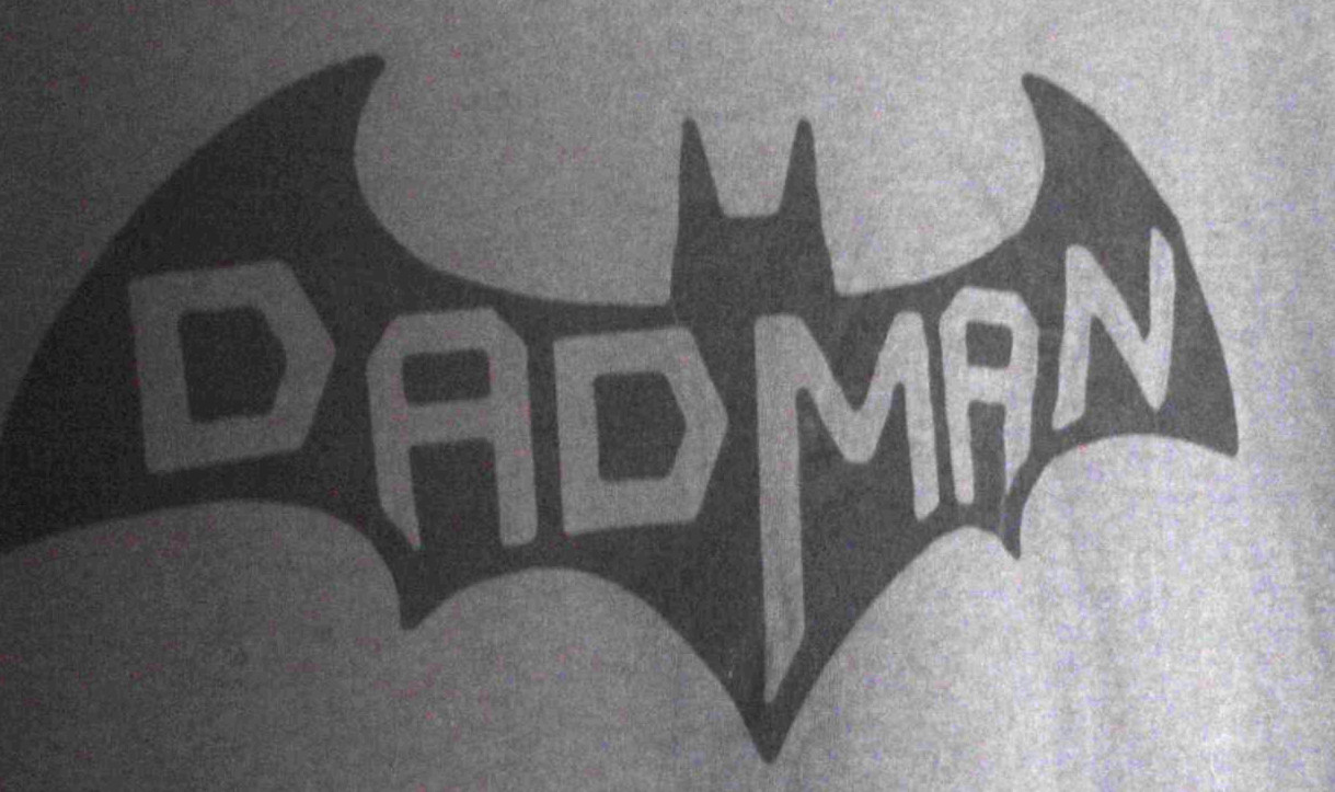 Gildan Softstyle « Dadman » Men&rsquo;s Large Gray Funny Father&rsquo;s Day Print T-Shirt