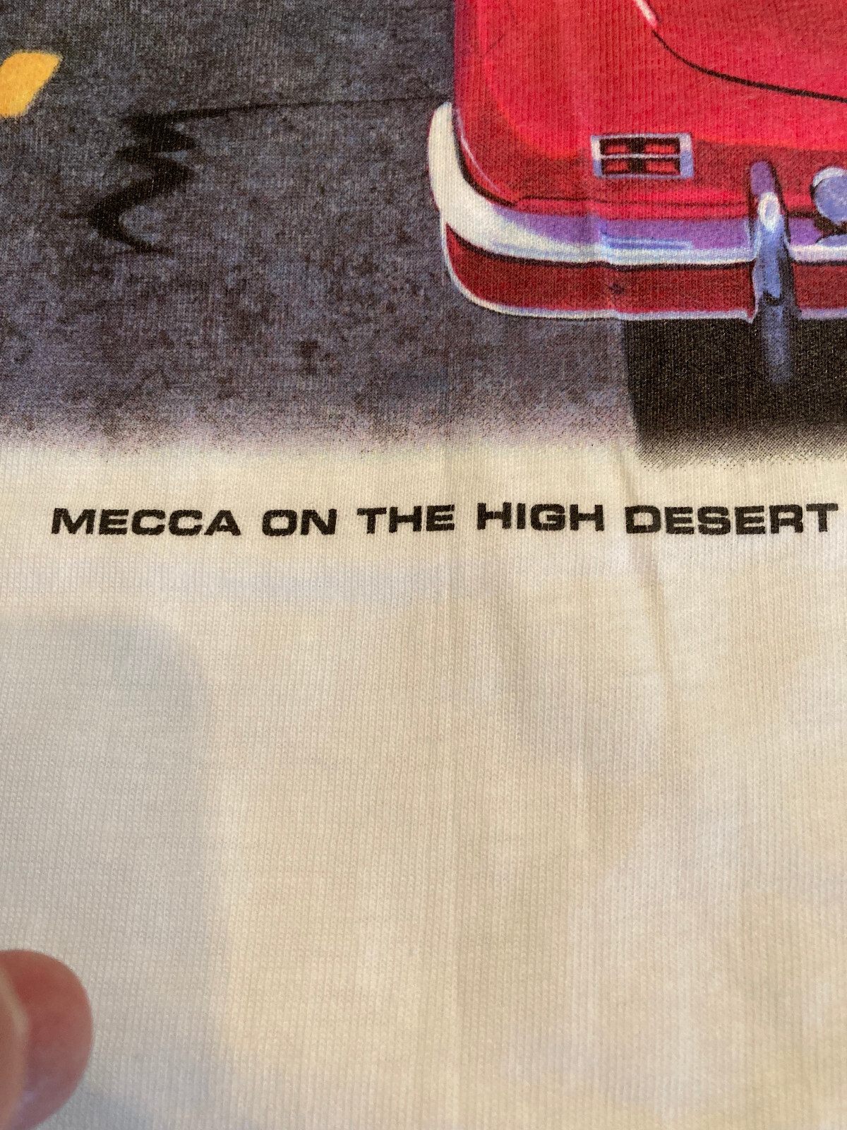NIB Vintage 90&rsquo;s « Mecca On The High Desert » Texaco Graphic T Shirt White XXL