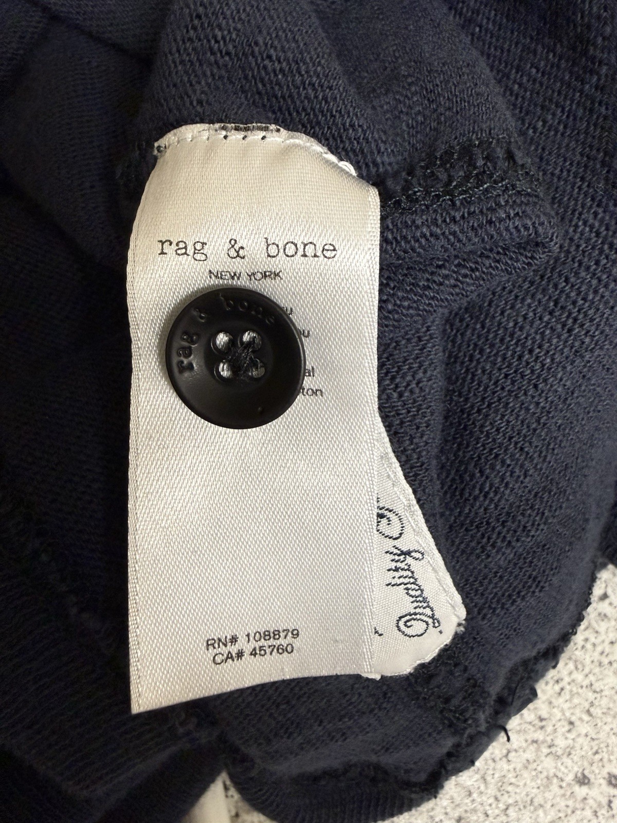 Rag & Bone Mens Classic Henley Size Large